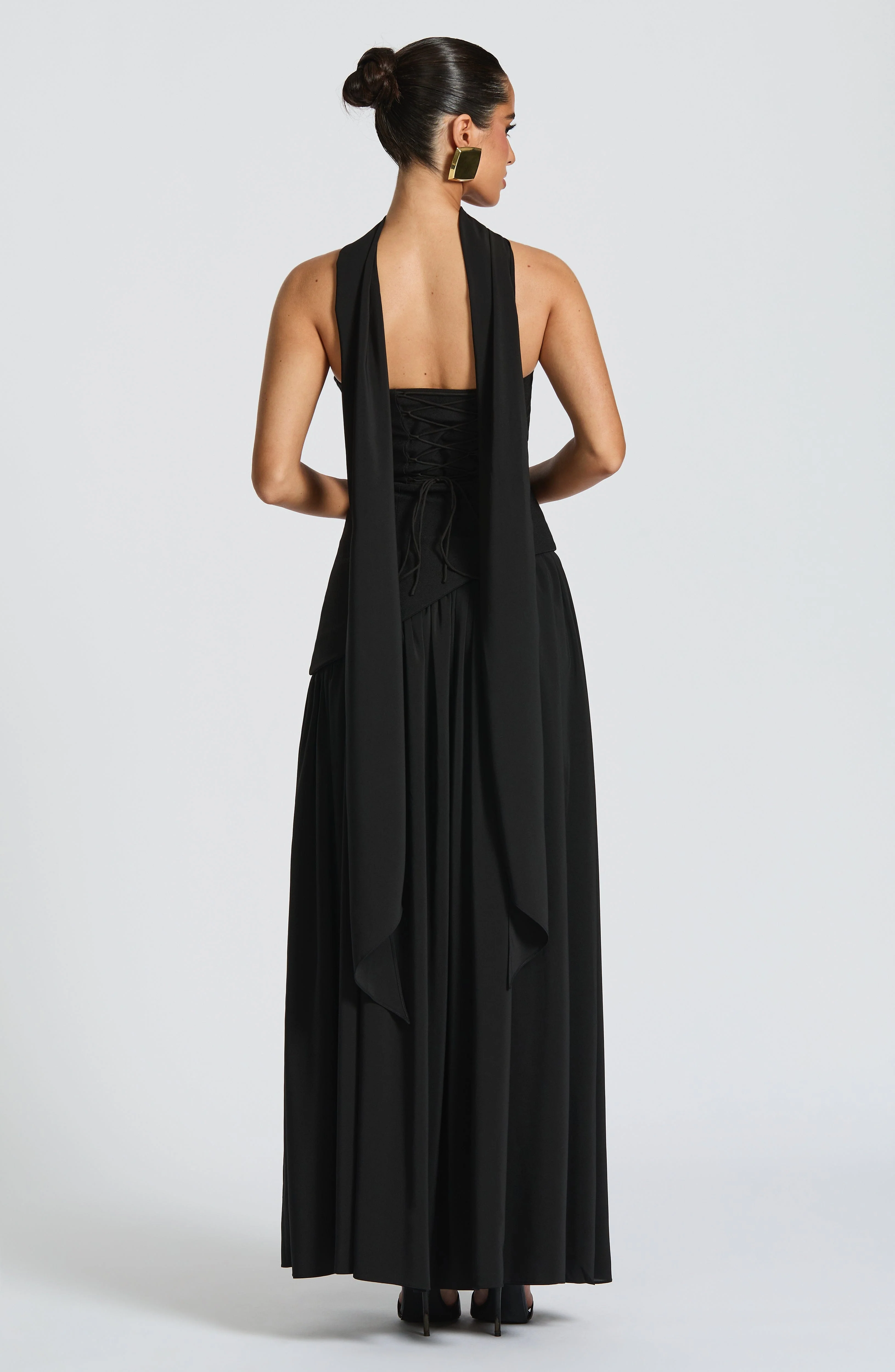 Maliyah Maxi Dress - Black - Image 3