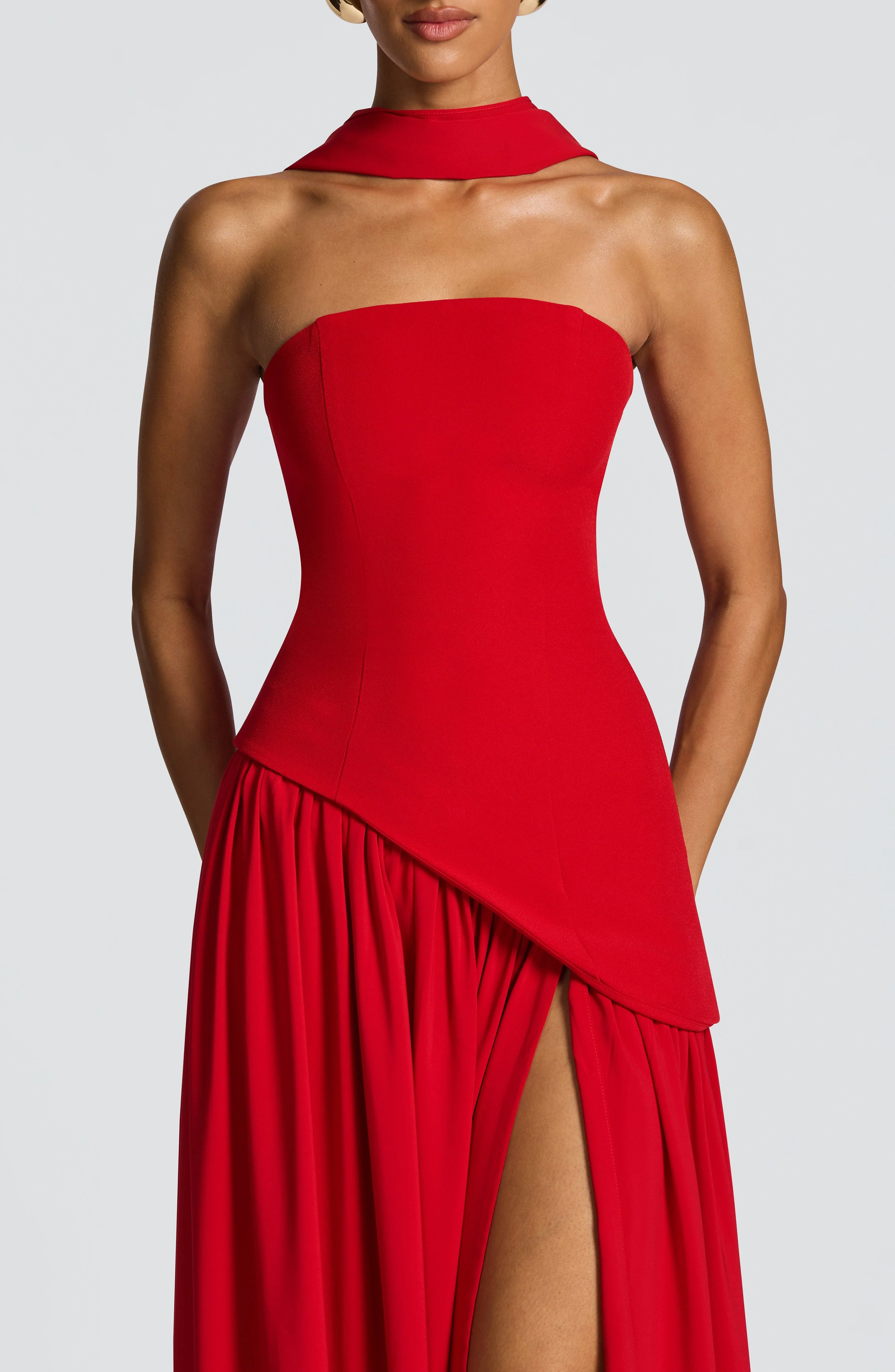 Maliyah Maxi Dress - Red - Image 7