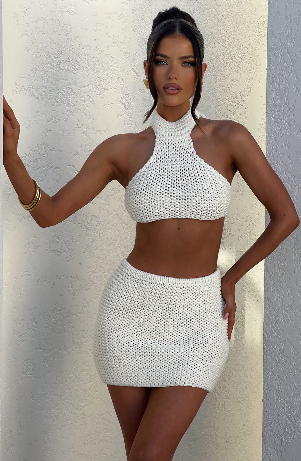 Margot Mini Skirt - Ivory - Image 12