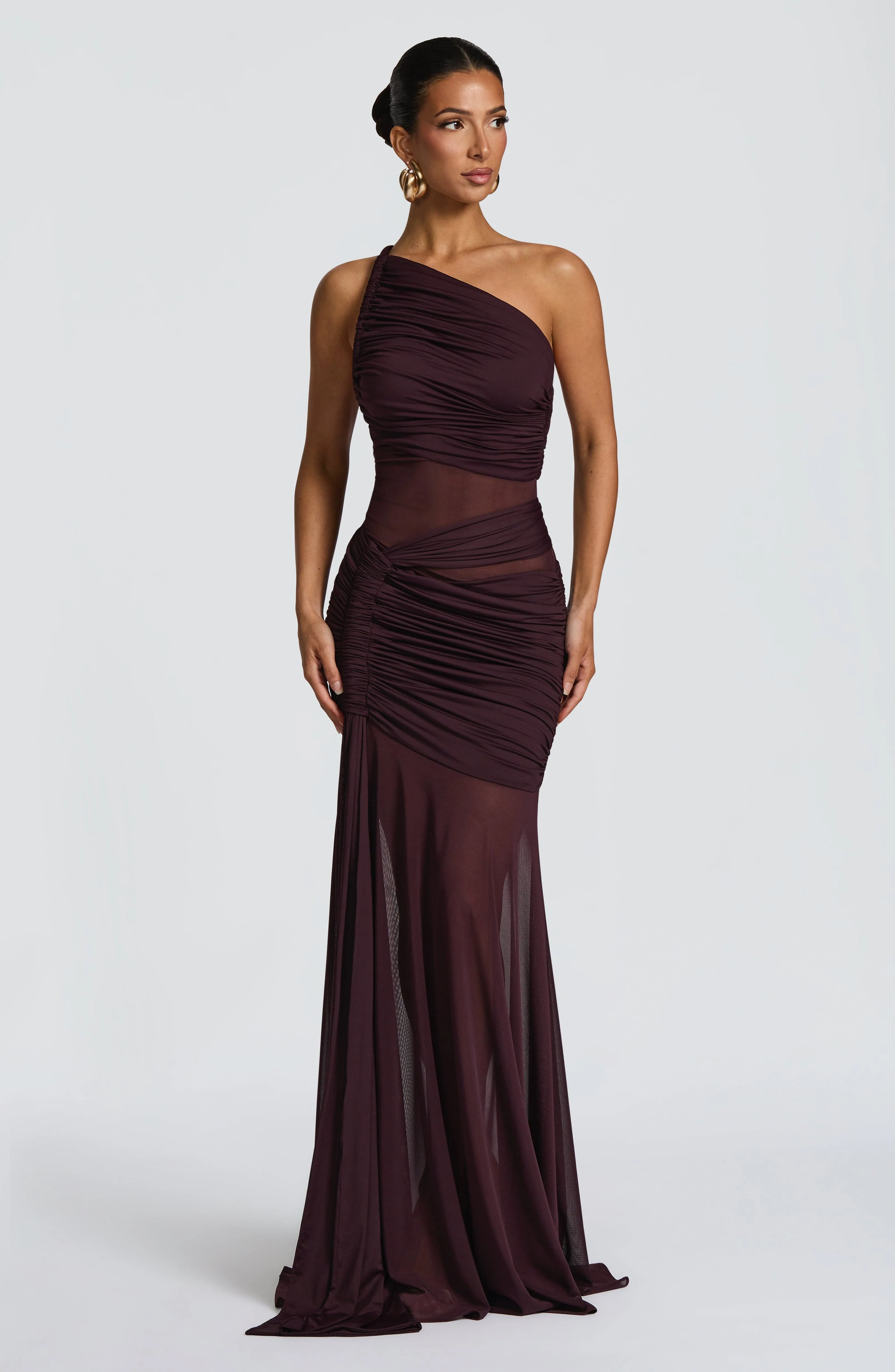 Marianne Maxi Dress - Plum - Image 5