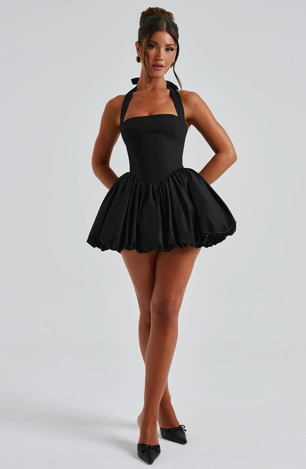 Maricia Mini Dress - Black - Image 11