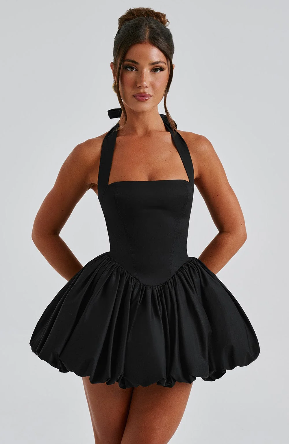 Maricia Mini Dress - Black - Image 7