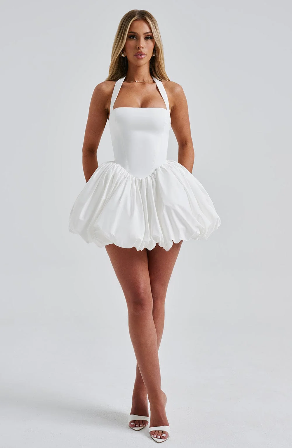 Maricia Mini Dress - Ivory - Image 4