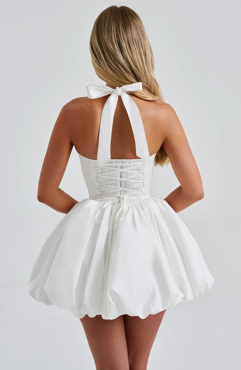 Maricia Mini Dress - Ivory - Image 8