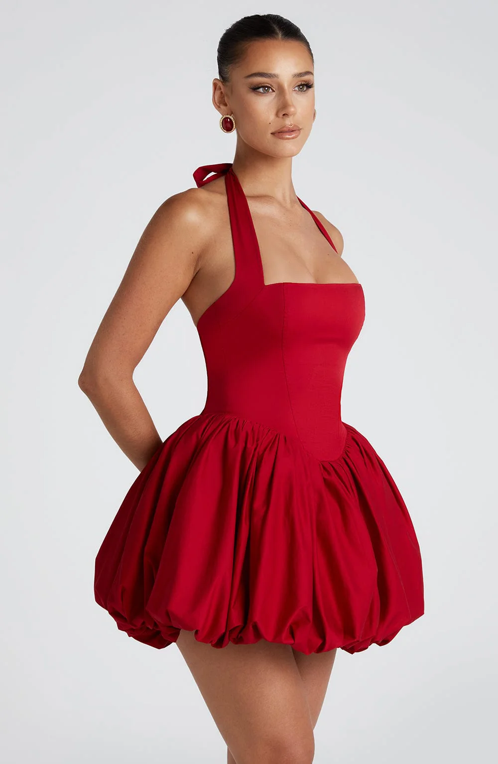 Maricia Mini Dress - Red - Image 9