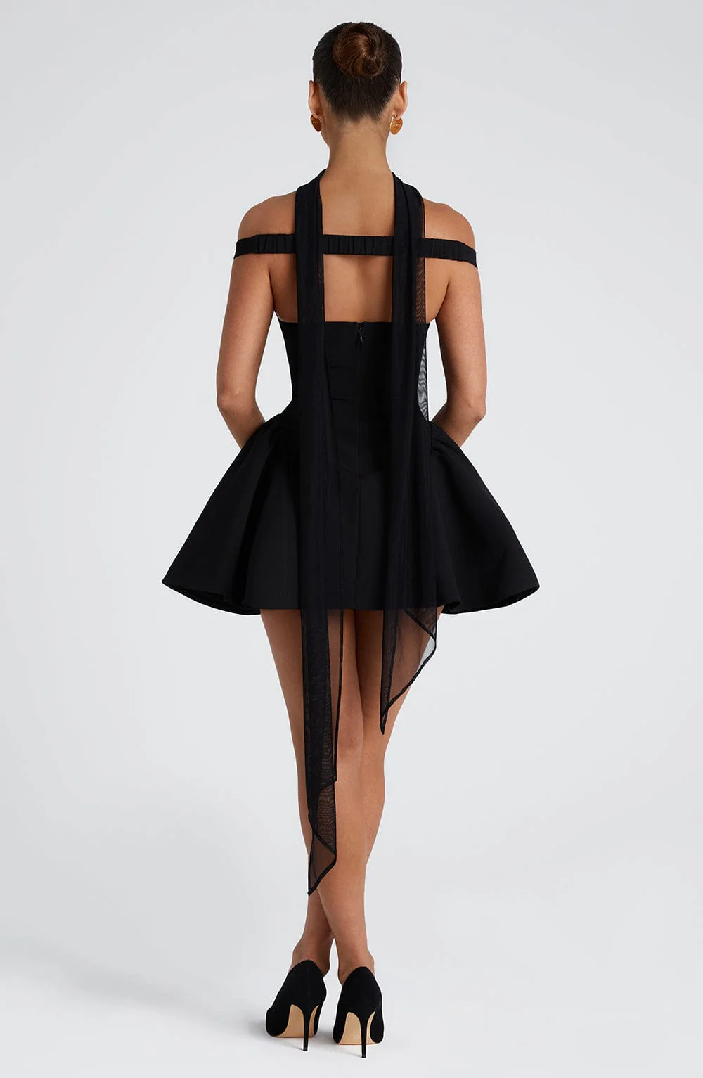 Marla Mini Dress - Black - Image 3