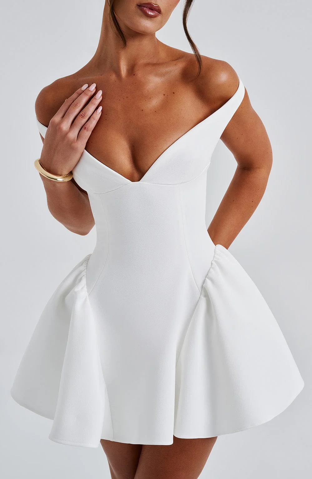 Marla Mini Dress - Ivory - Image 6