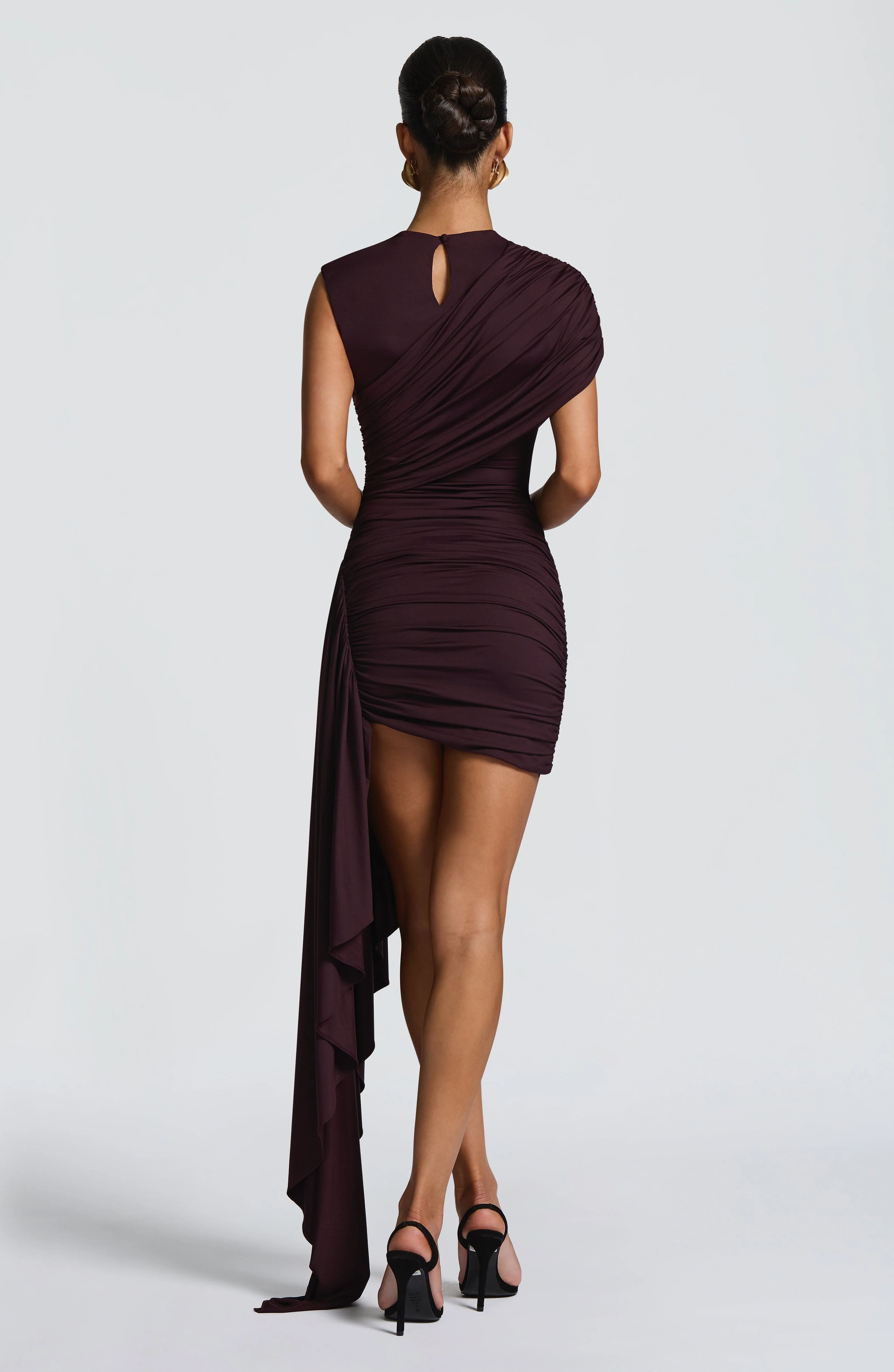 Marnie Mini Dress - Plum - Image 3