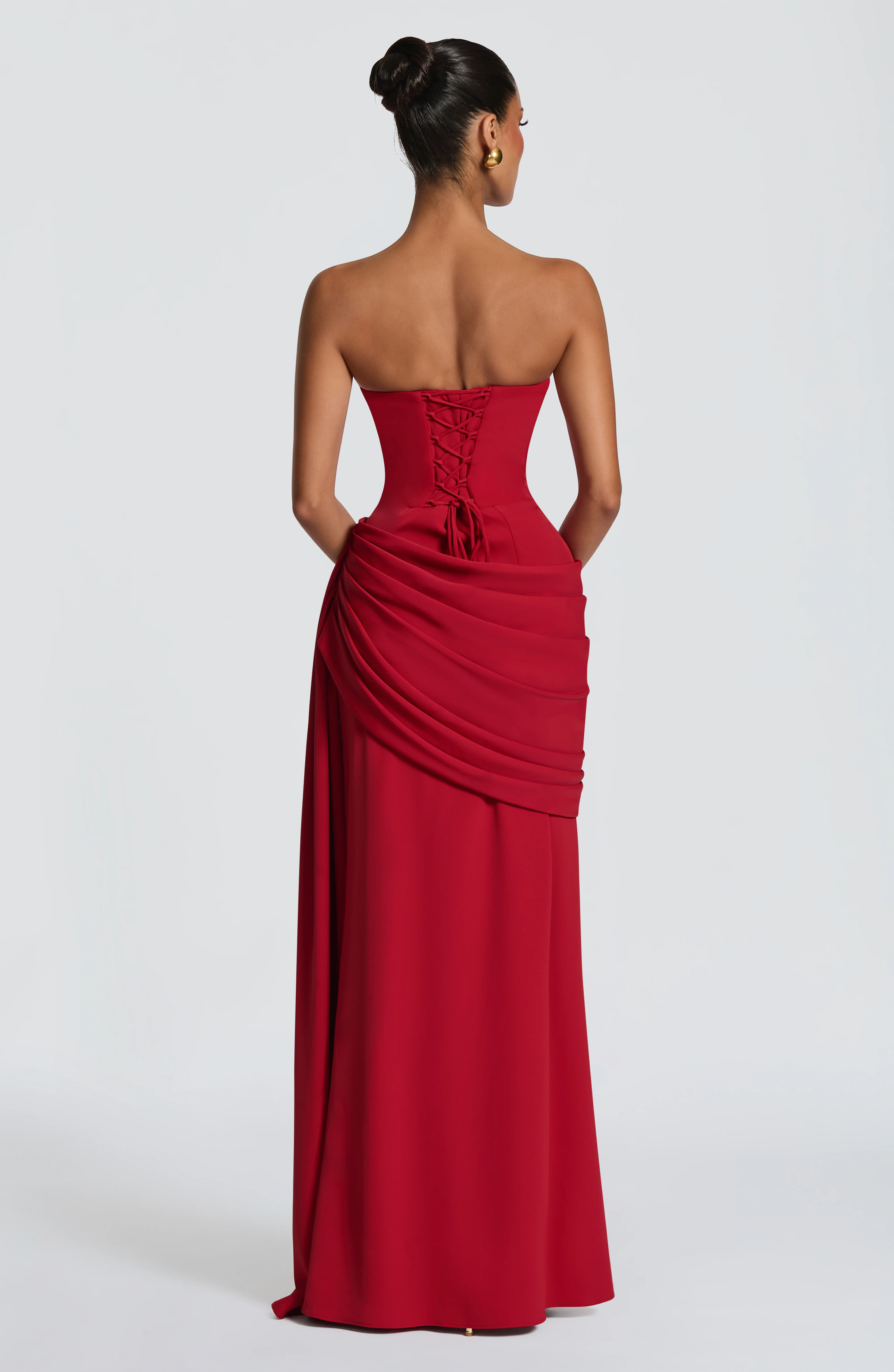 Matisse Maxi Dress - Deep Red - Image 2