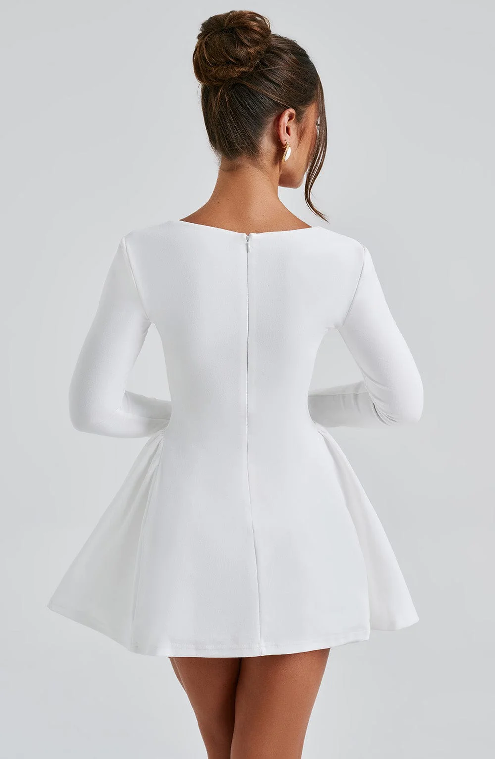 Megan Mini Dress - Ivory - Image 3
