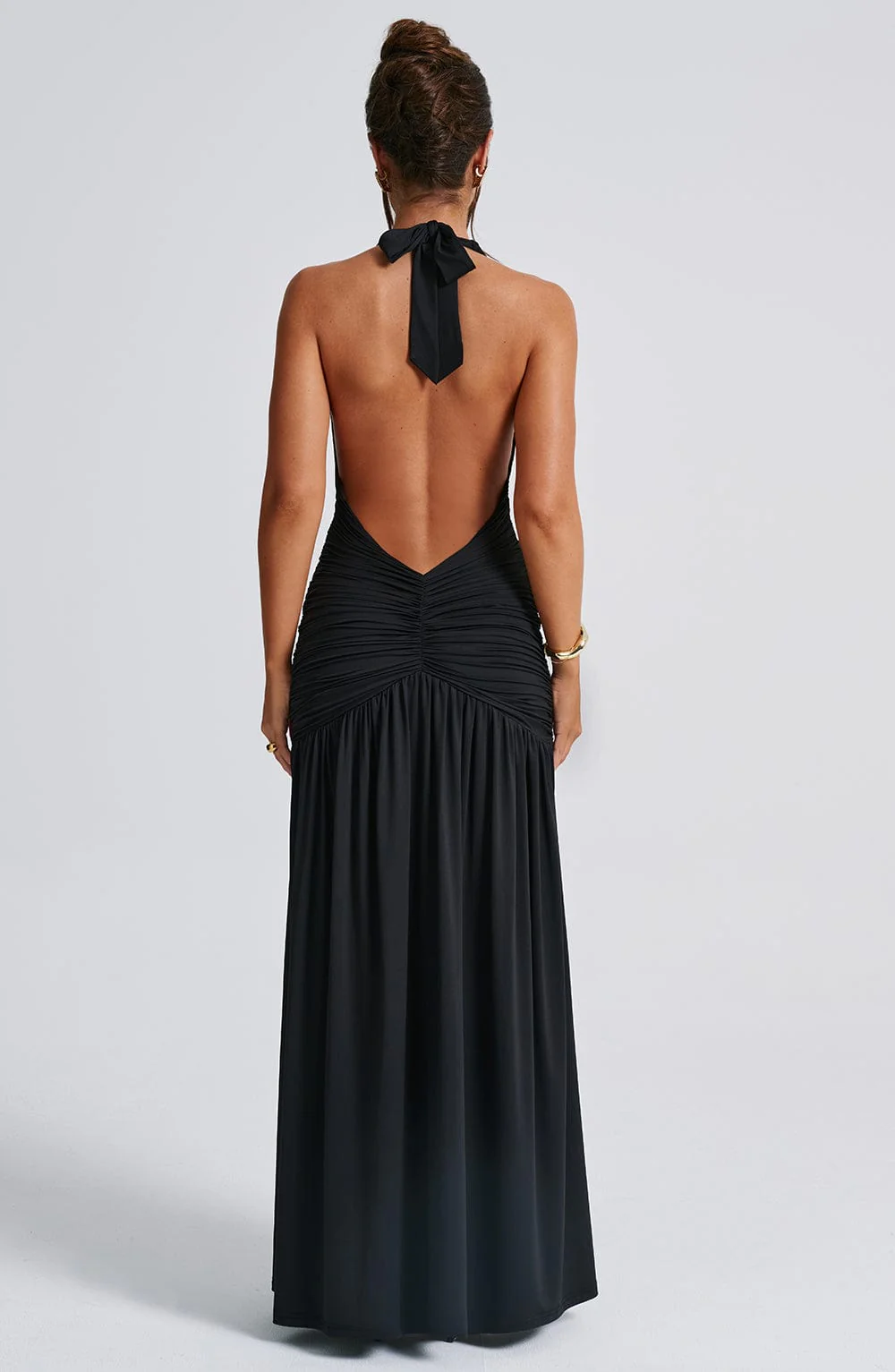 Melania Maxi Dress - Black - Image 10