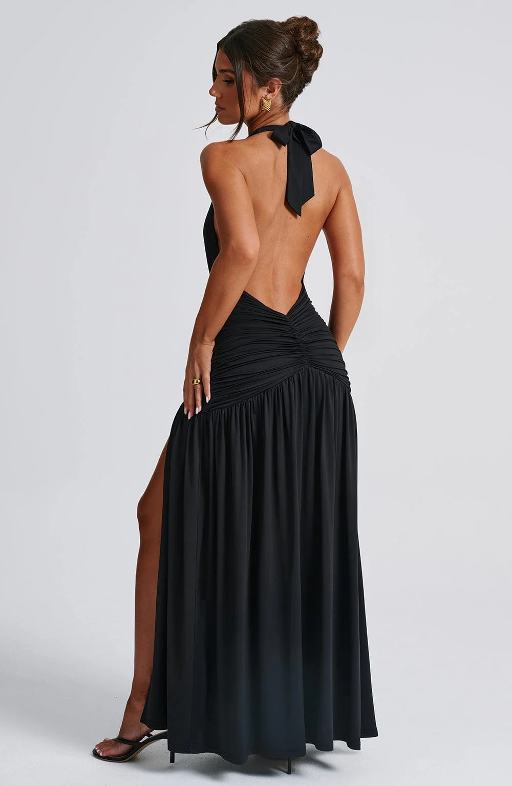 Melania Maxi Dress - Black - Image 9