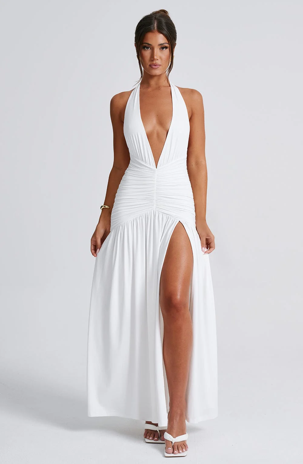 Melania Maxi Dress - White - Image 13