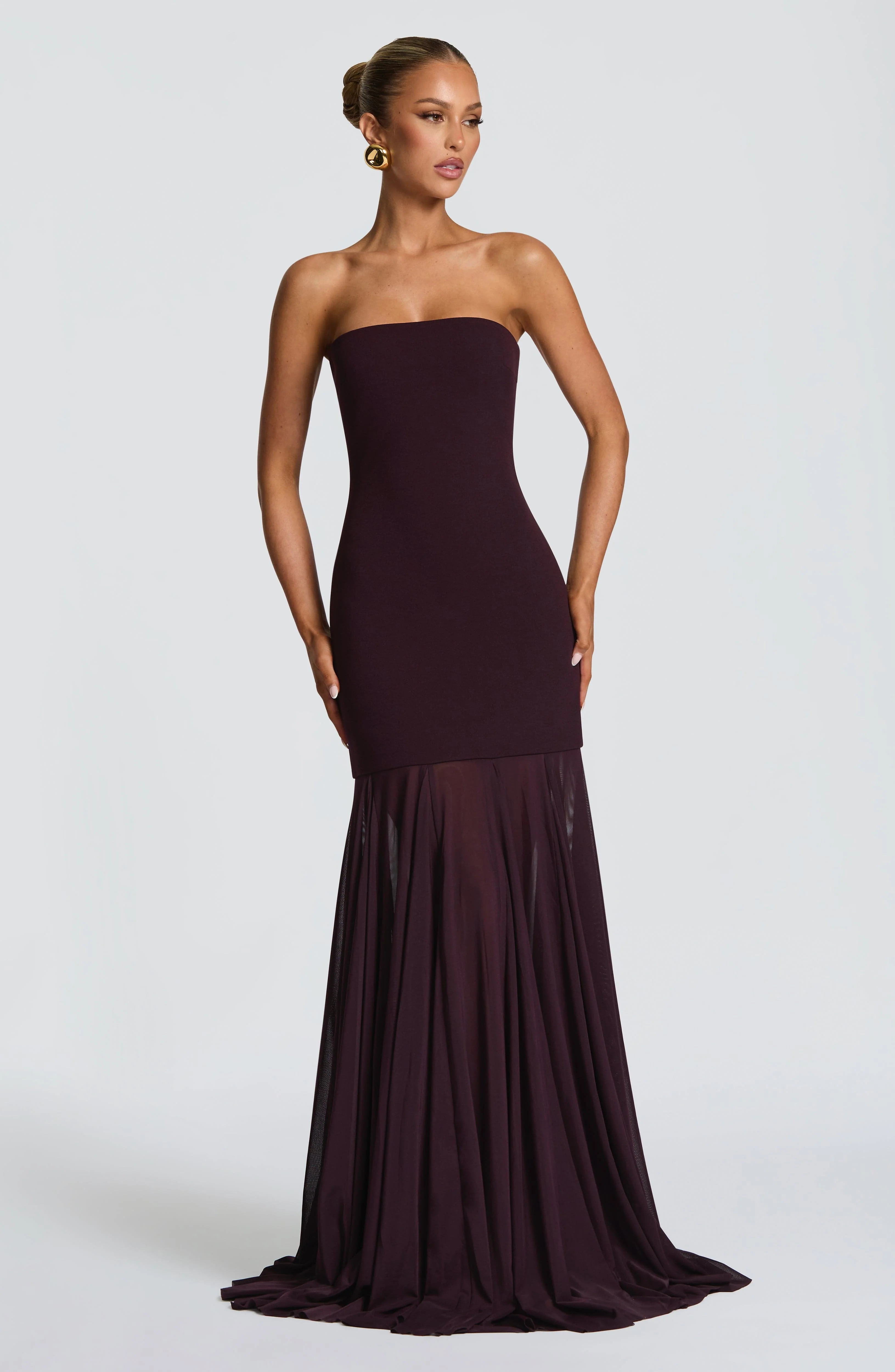 Merritt Gown - Plum - Image 2