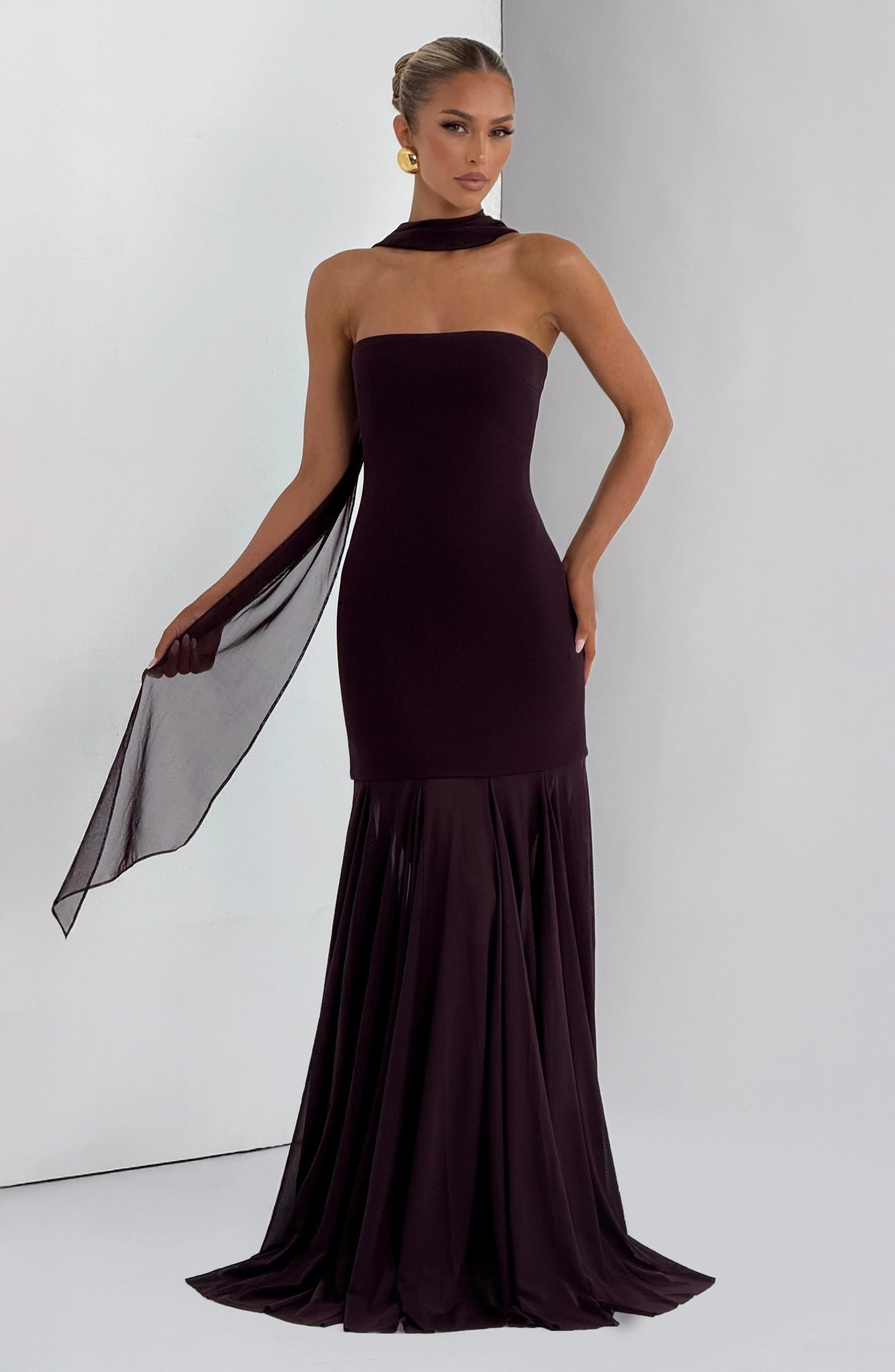 Merritt Gown - Plum - Image 5
