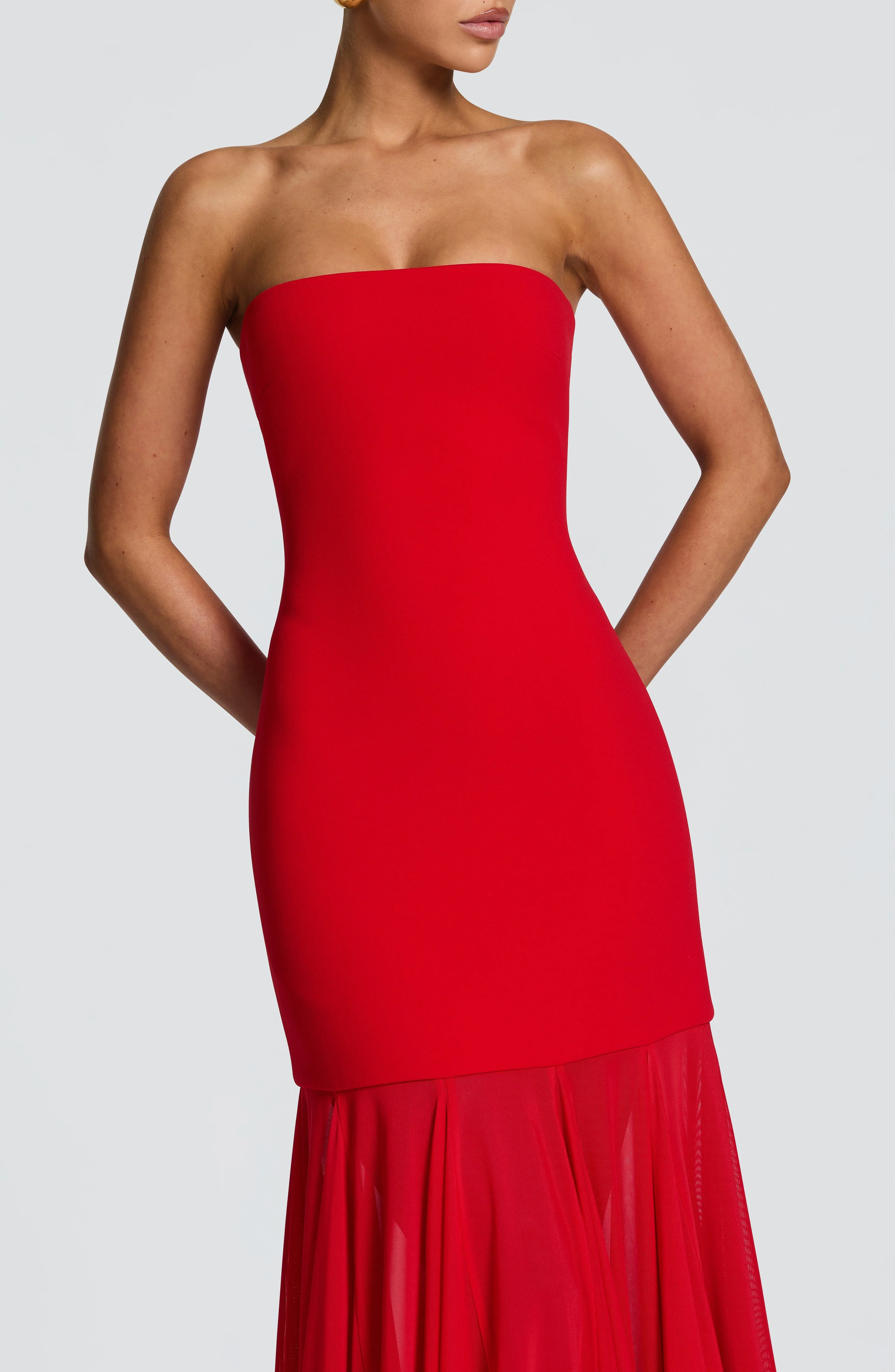 Merritt Gown - Red - Image 6