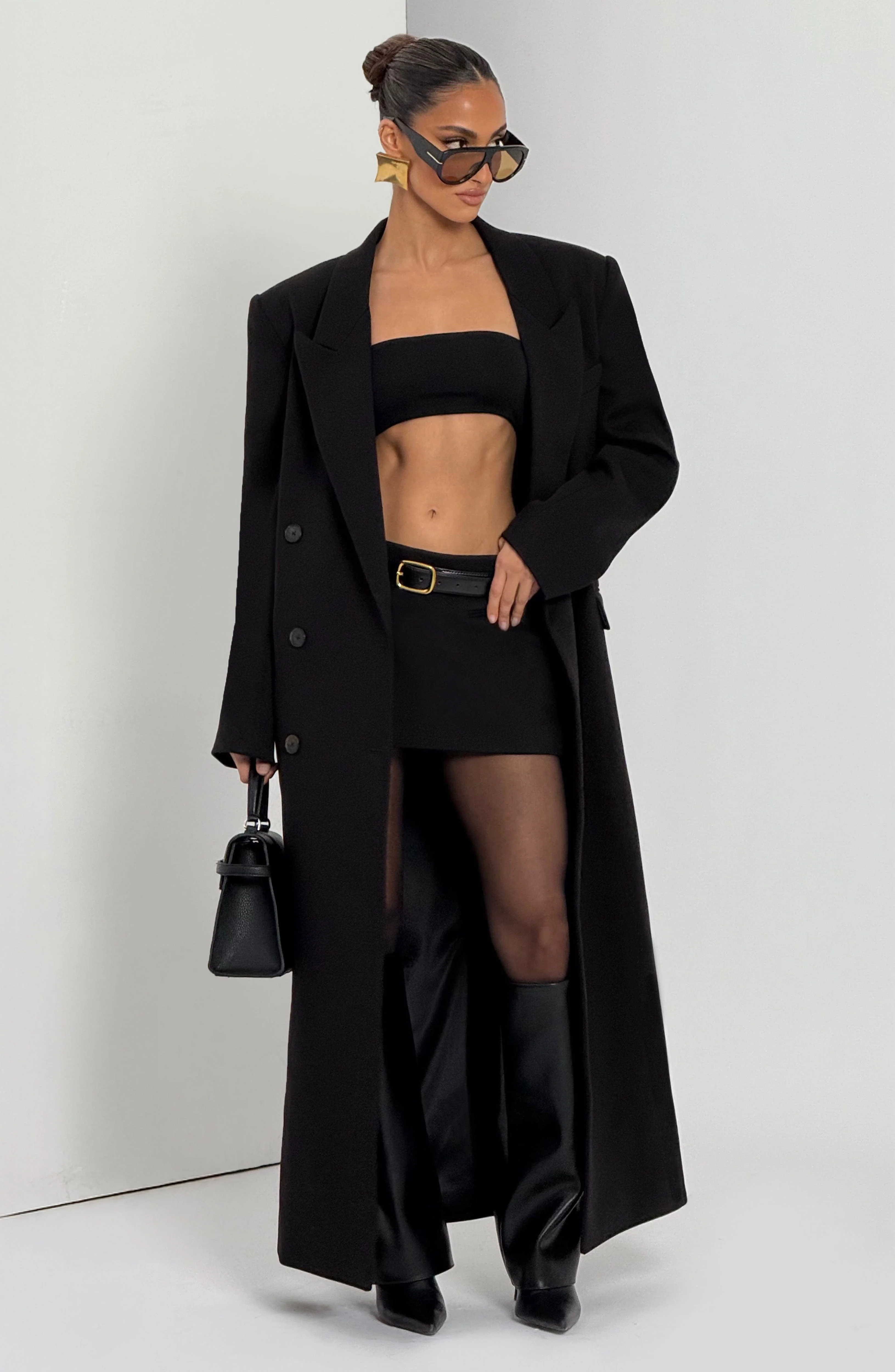Michelle Coat - Black - Image 13