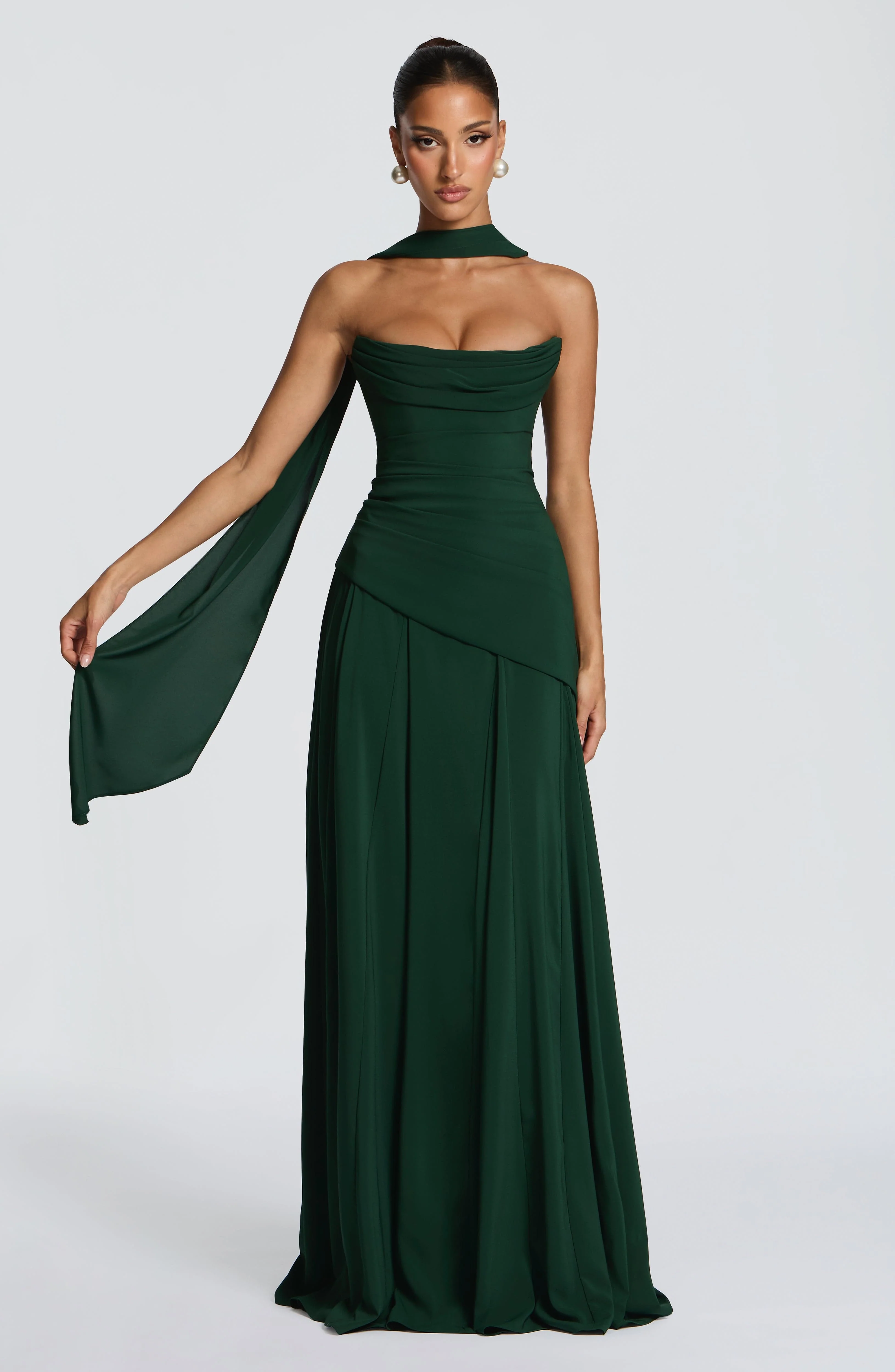 Mila Scarf - Emerald - Image 2