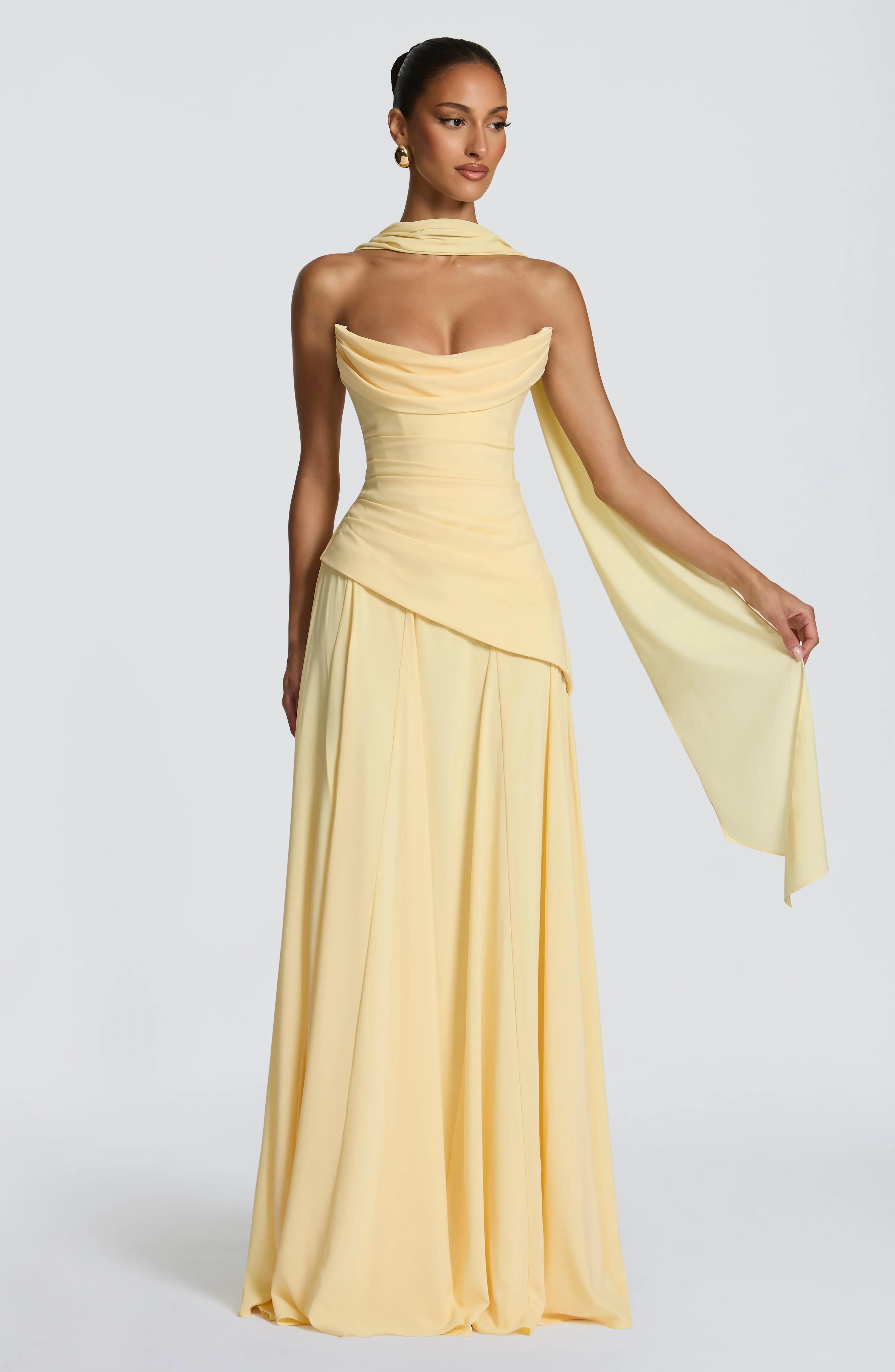 Mila Scarf - Lemon - Image 3