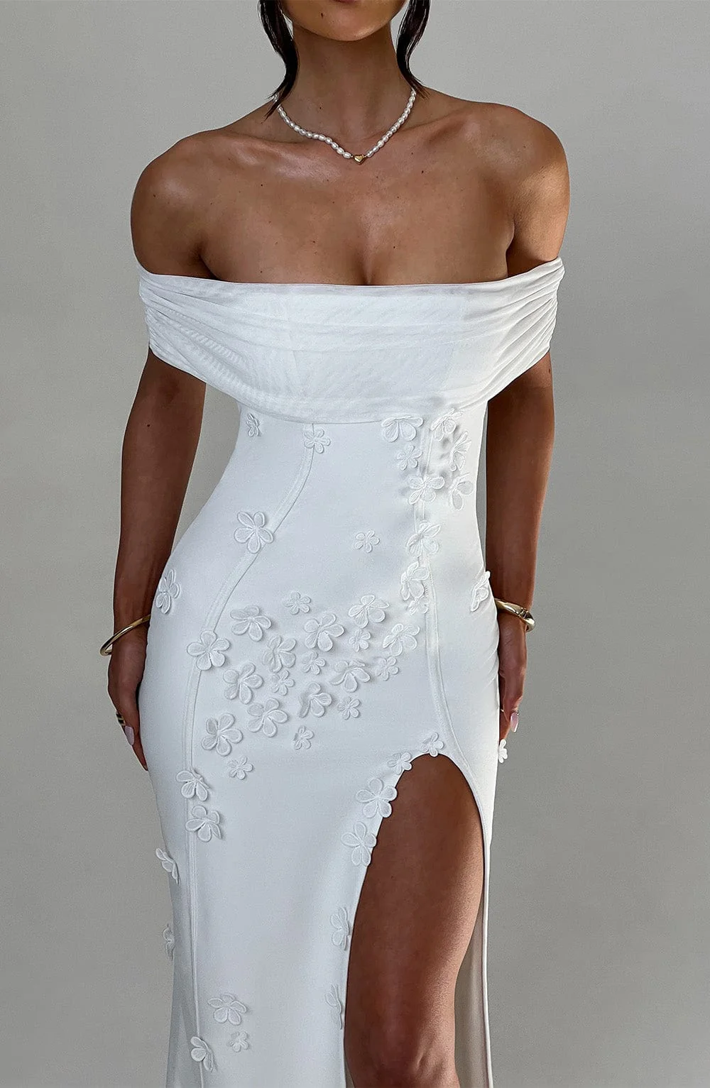 Milani Maxi Dress - Ivory - Image 3