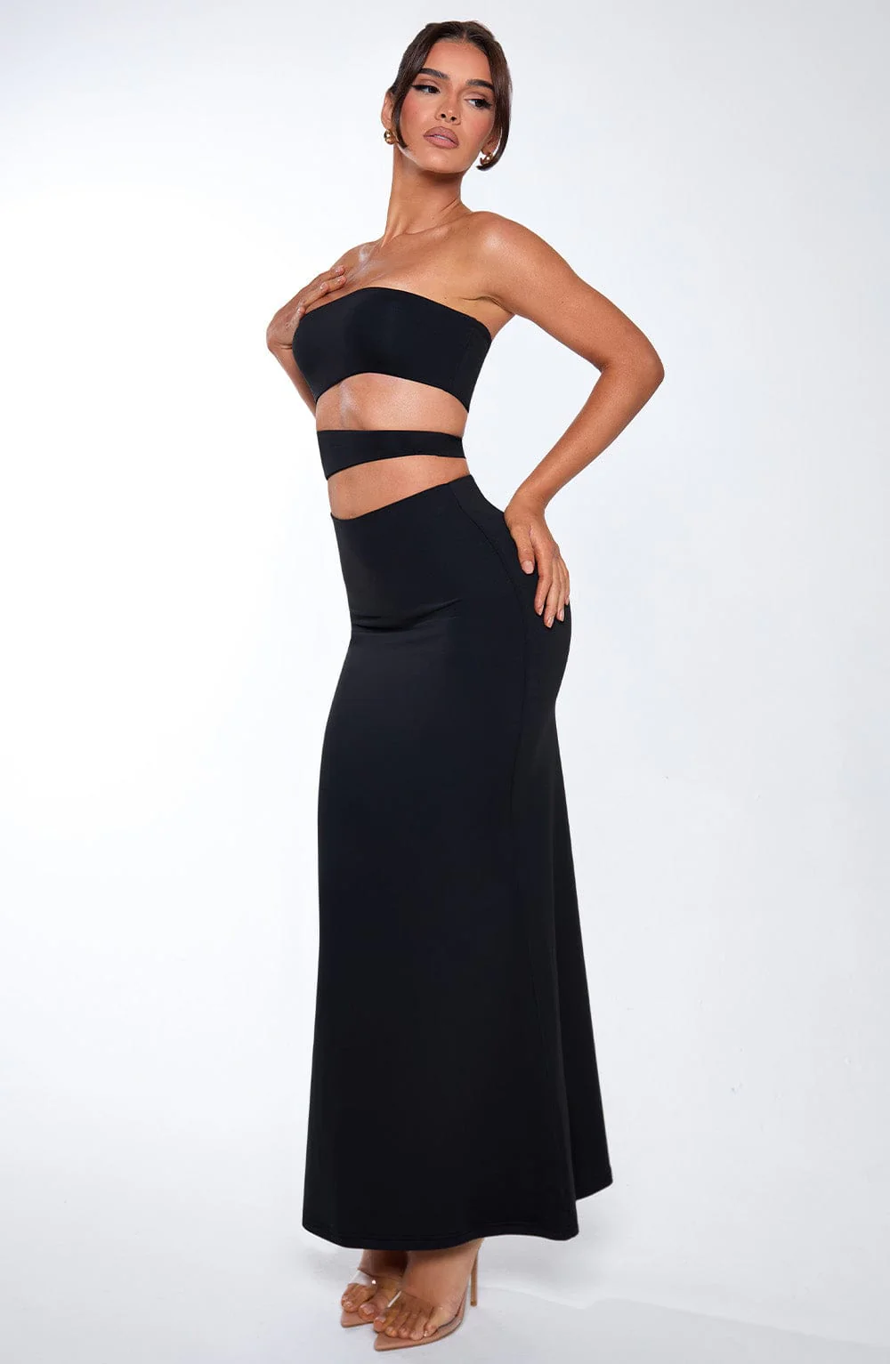Milia Maxi Dress - Black - Image 7