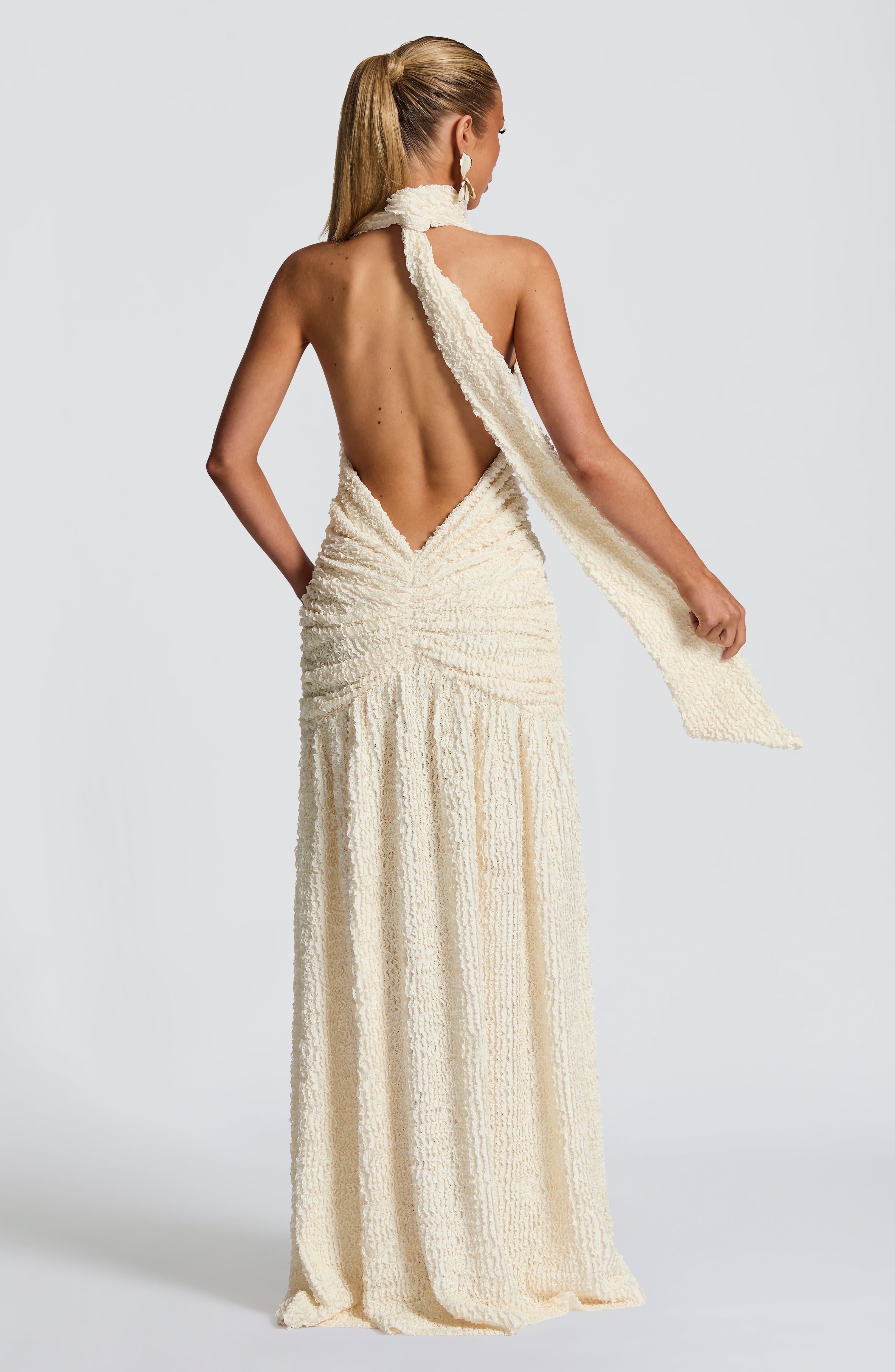 Minerva Maxi Dress - Ivory - Image 4