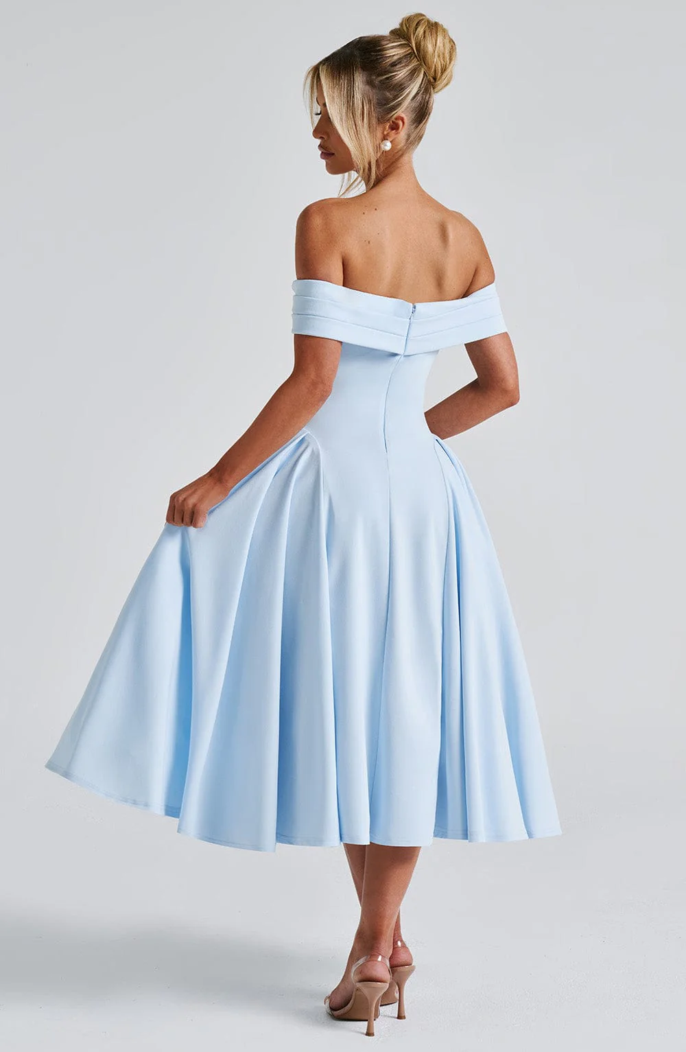 Miranda Midi Dress - Blue - Image 2