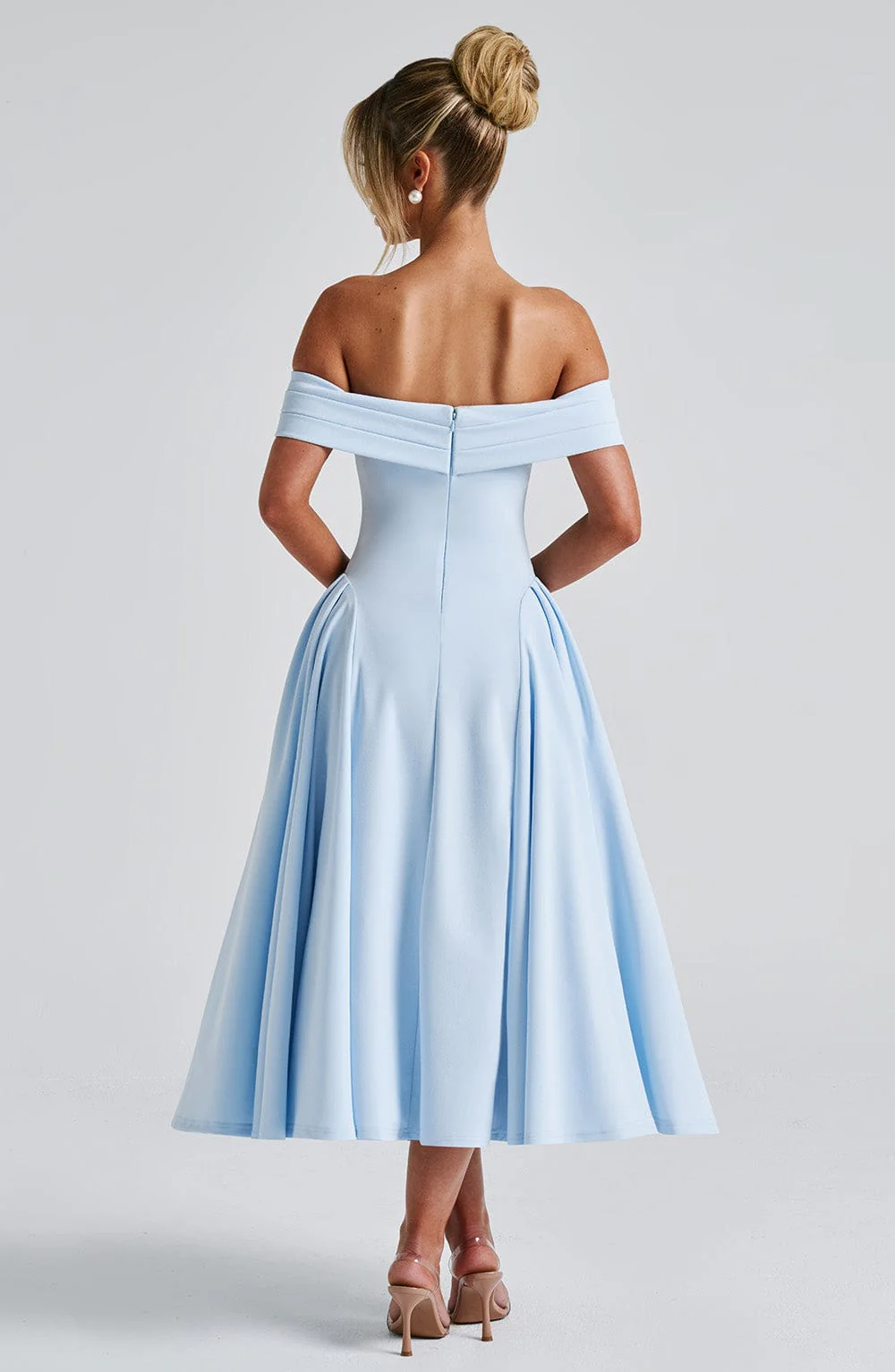 Miranda Midi Dress - Blue - Image 4