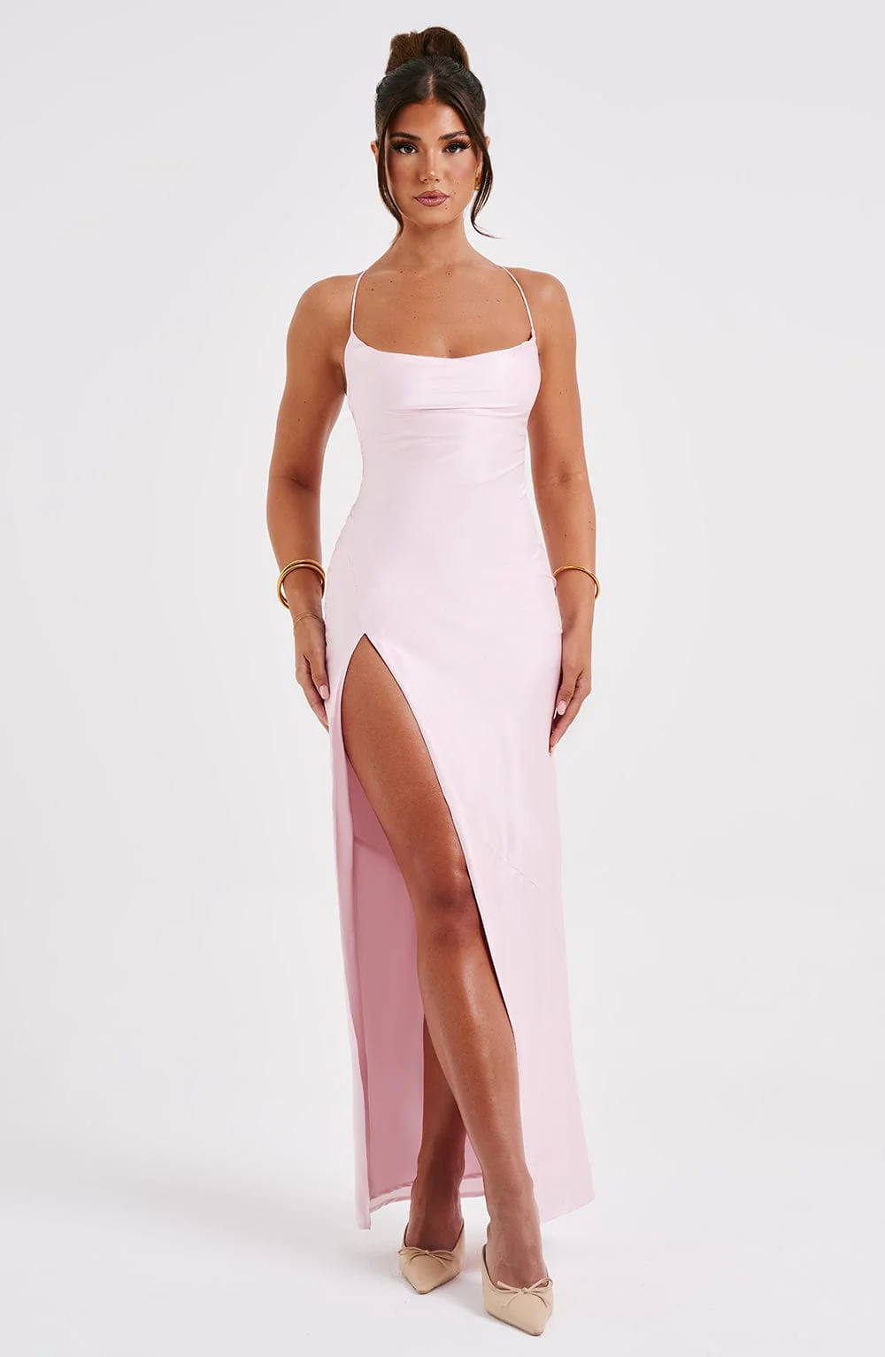 Misha Maxi Dress - Blush - Image 4