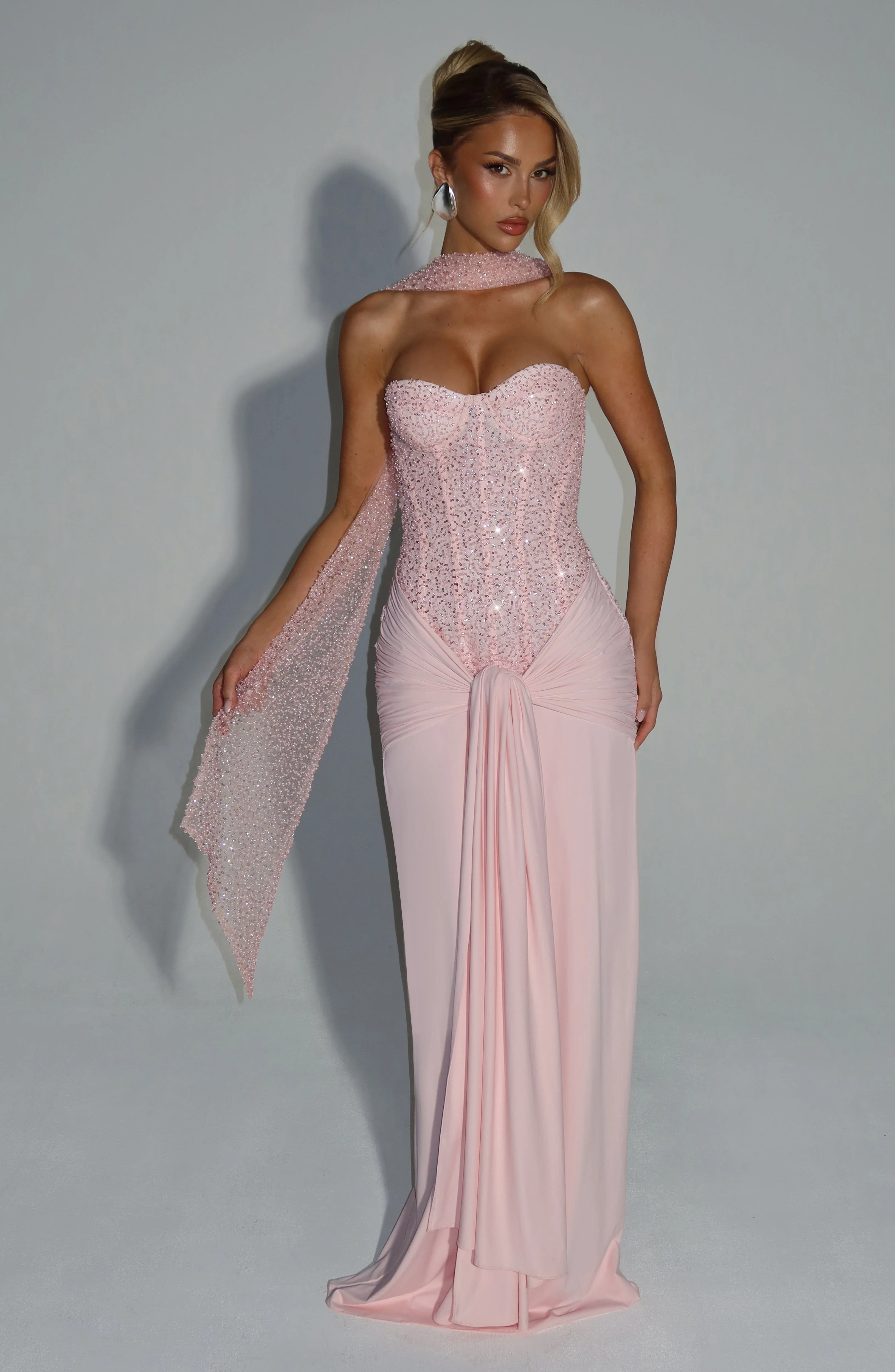 Miya Scarf - Blush - Image 4