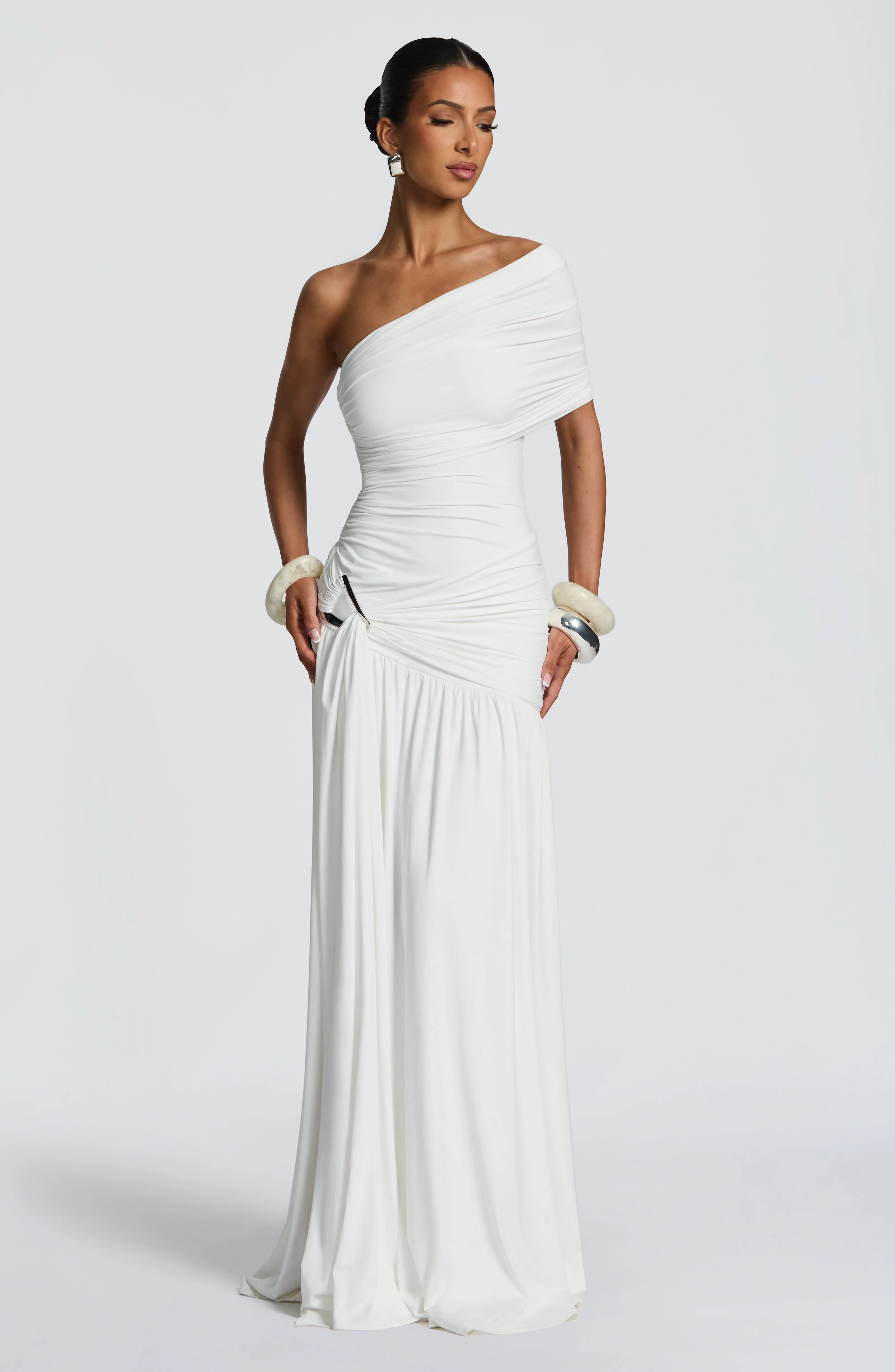Monica Maxi Dress - White - Image 11