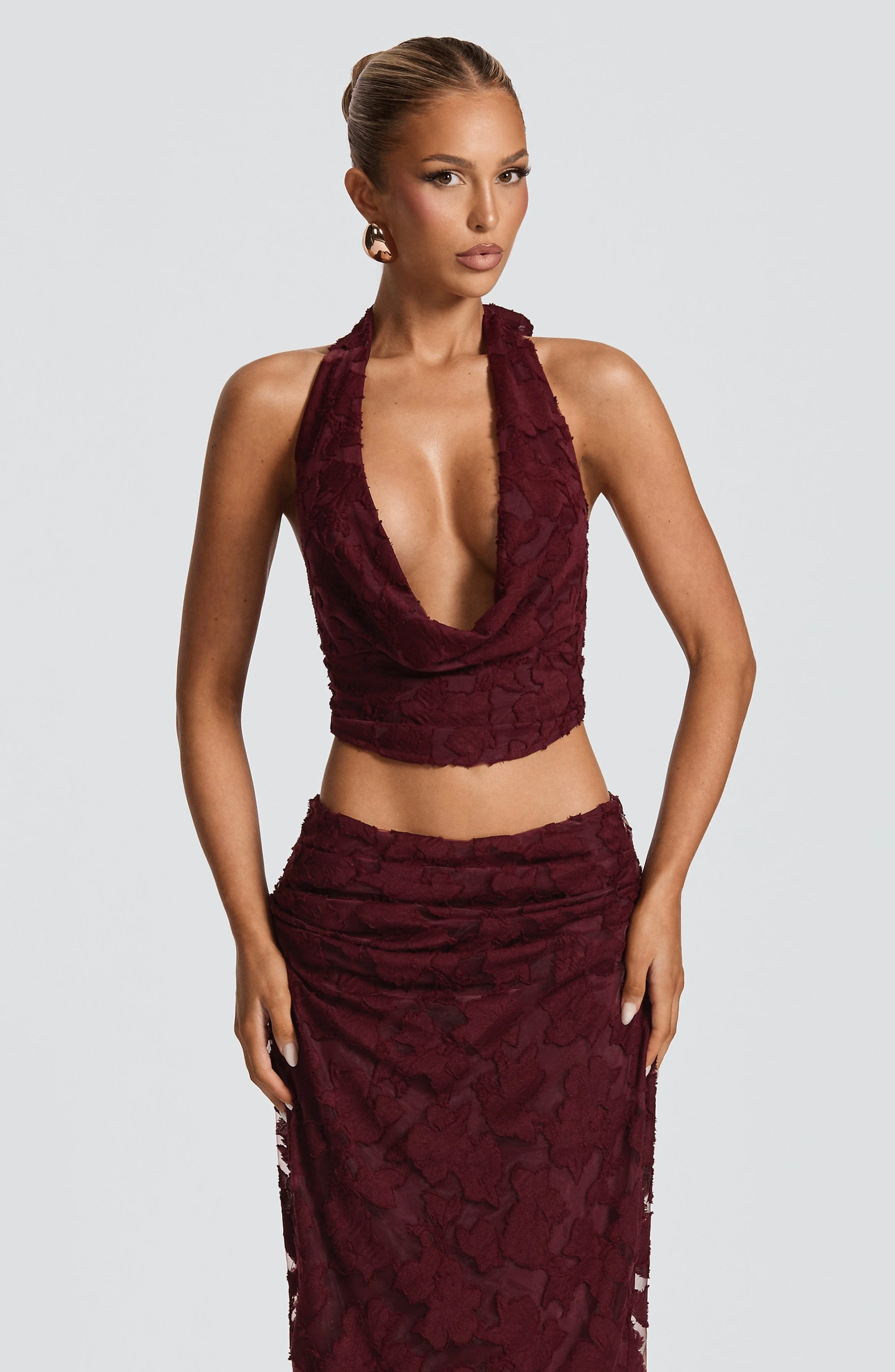 Myra Top - Cherry Lacquer - Image 2