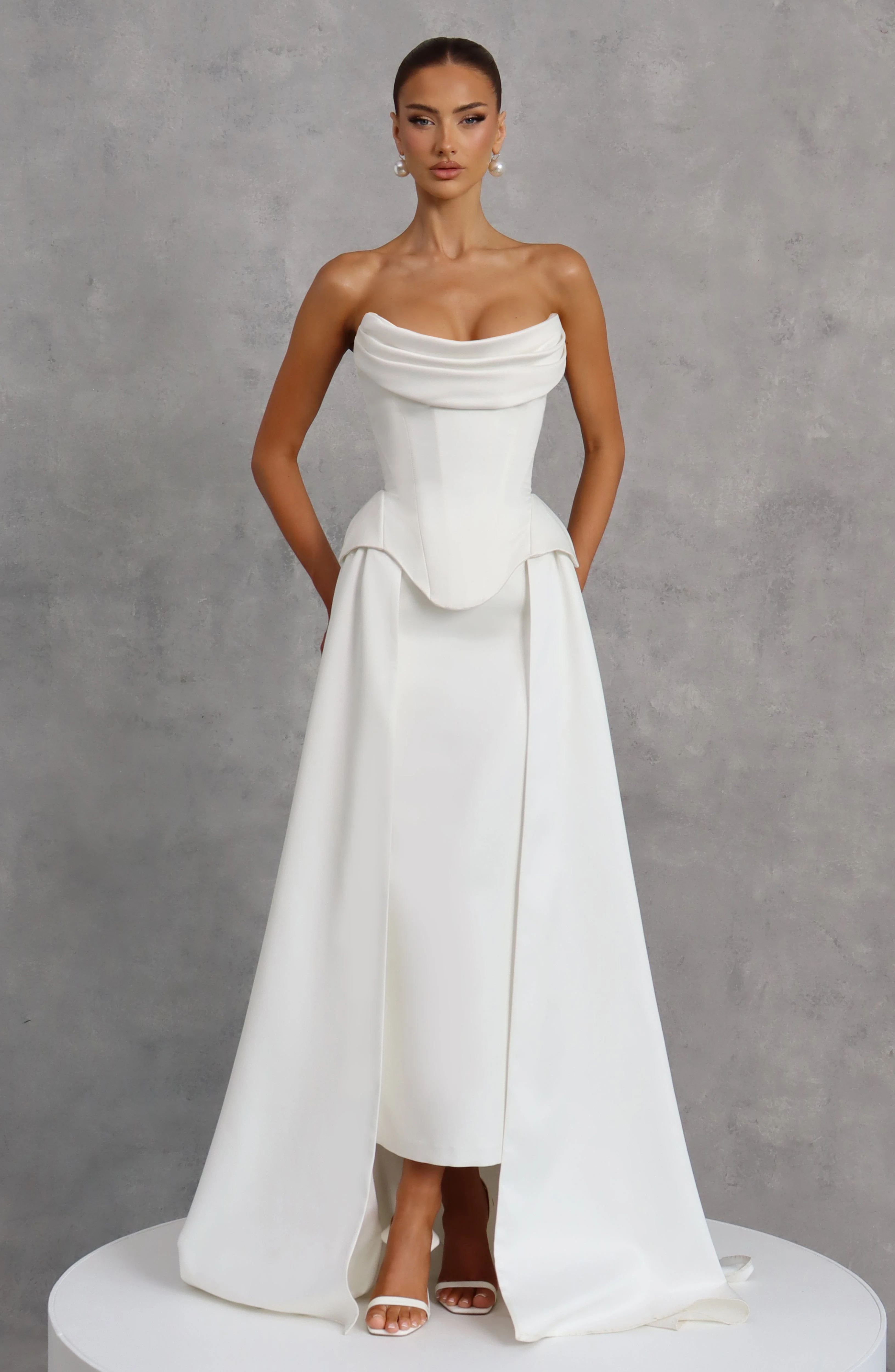 Neri Skirt Train - Ivory - Image 7