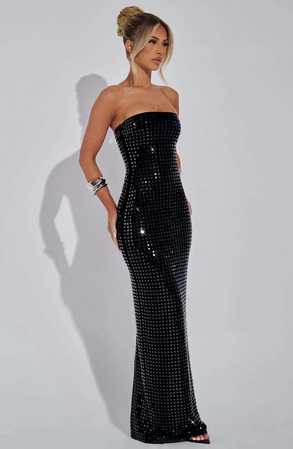 Neriah Maxi Dress - Black - Image 5