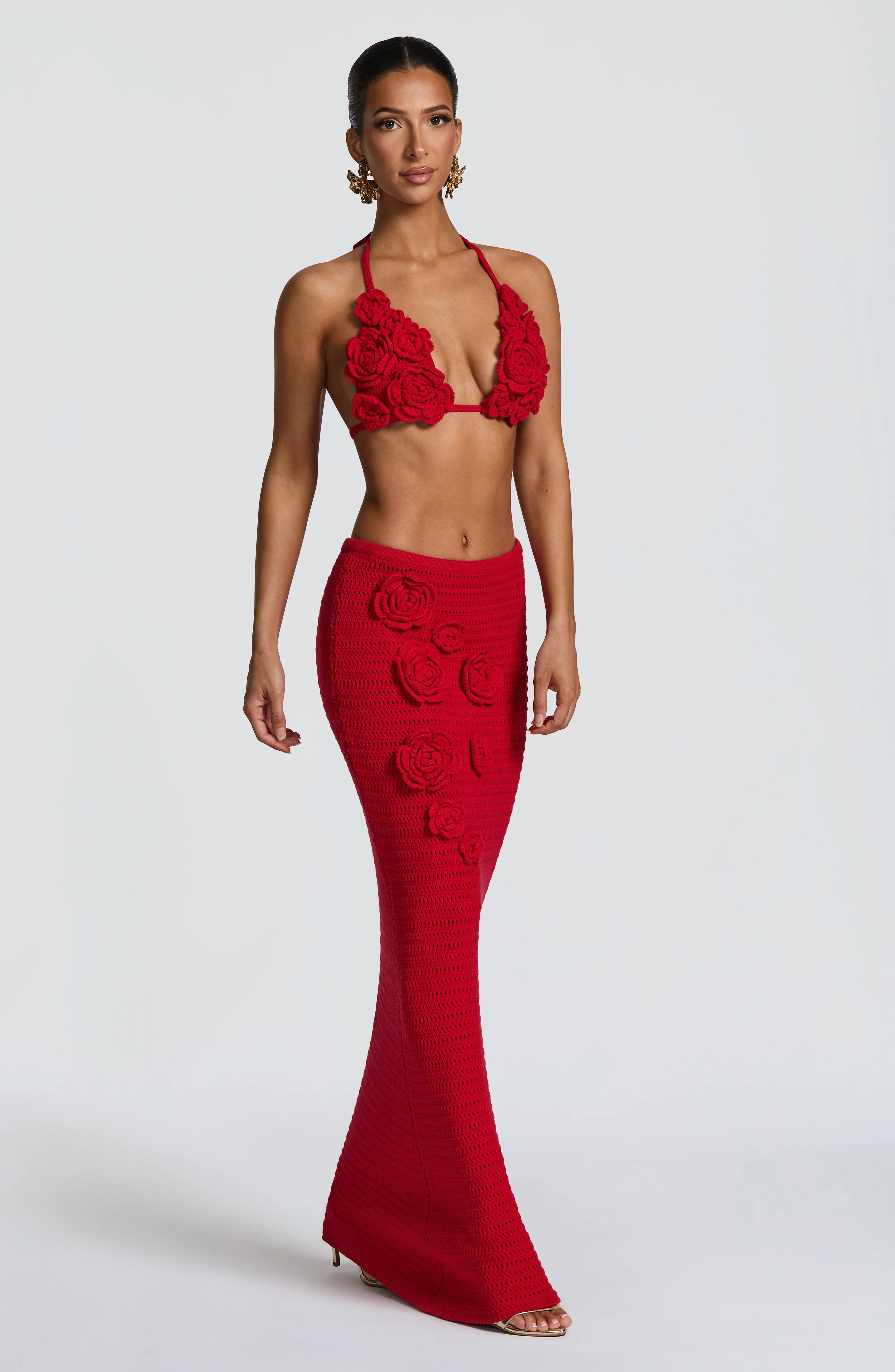 Nerida Top - Red - Image 3
