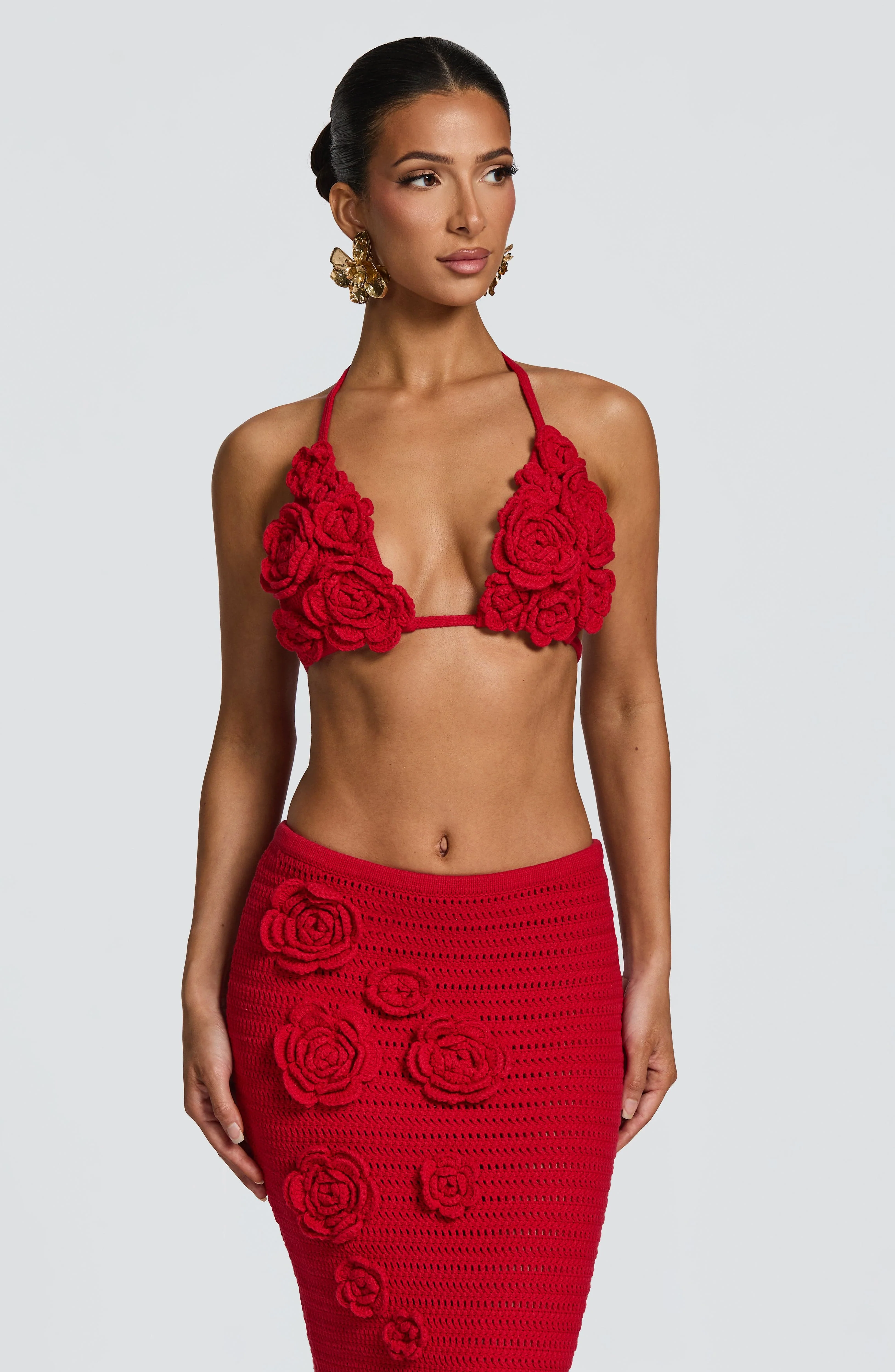 Nerida Top - Red - Image 7
