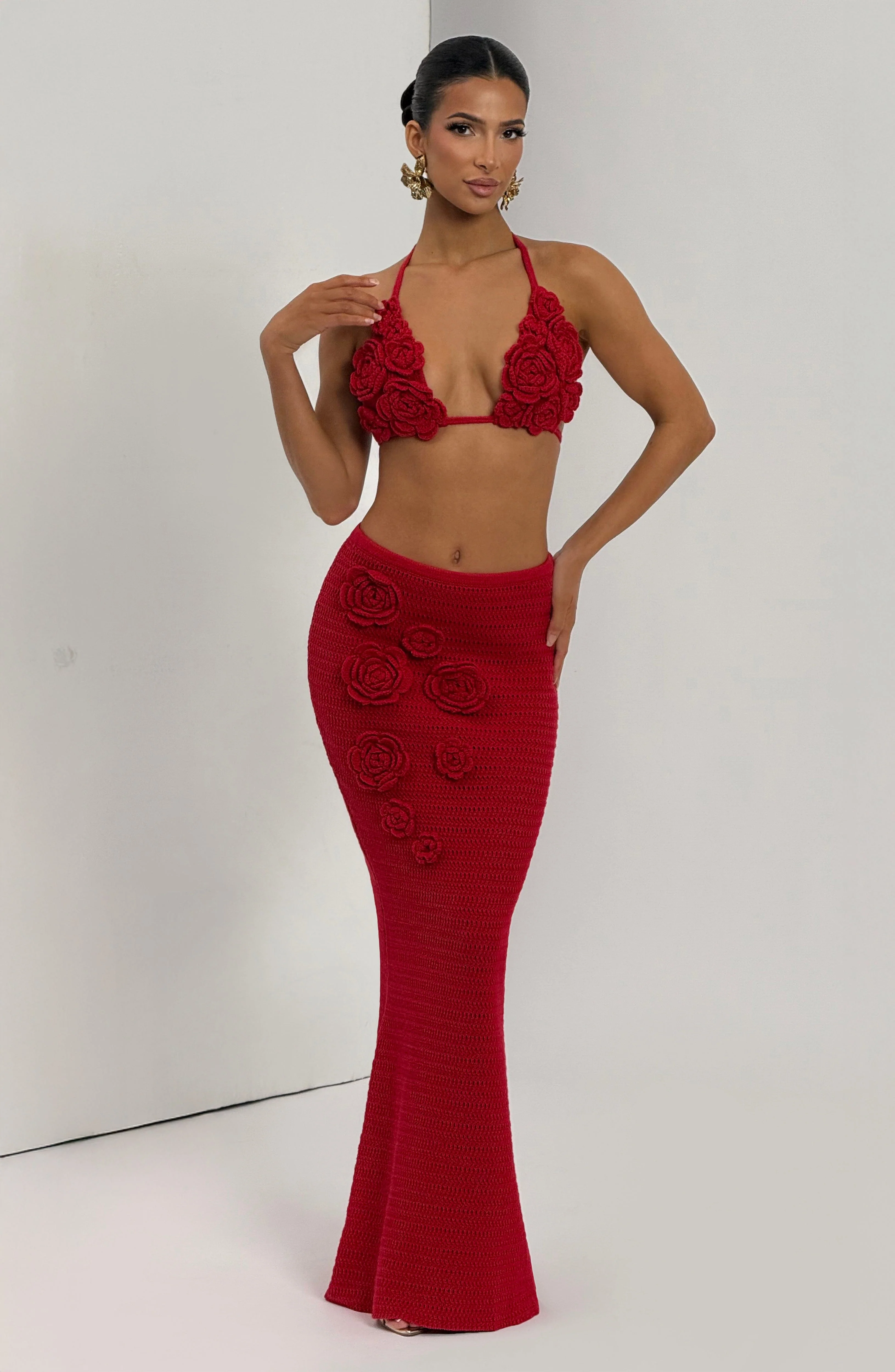 Nerida Top - Red - Image 8