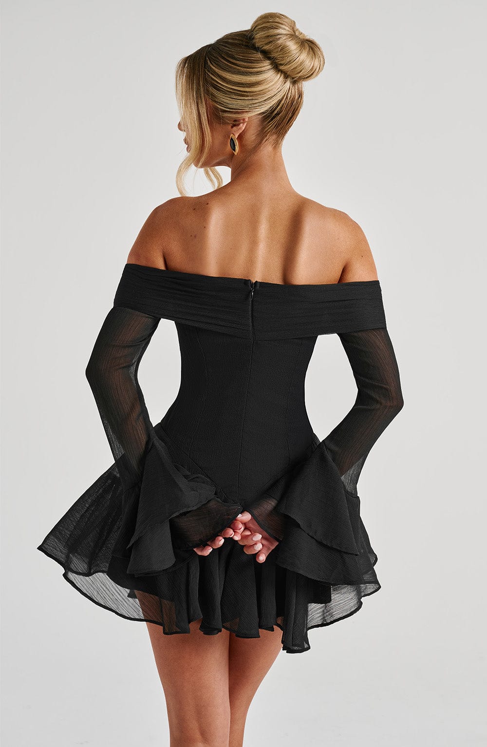 Nerissa Playsuit - Black - Image 3