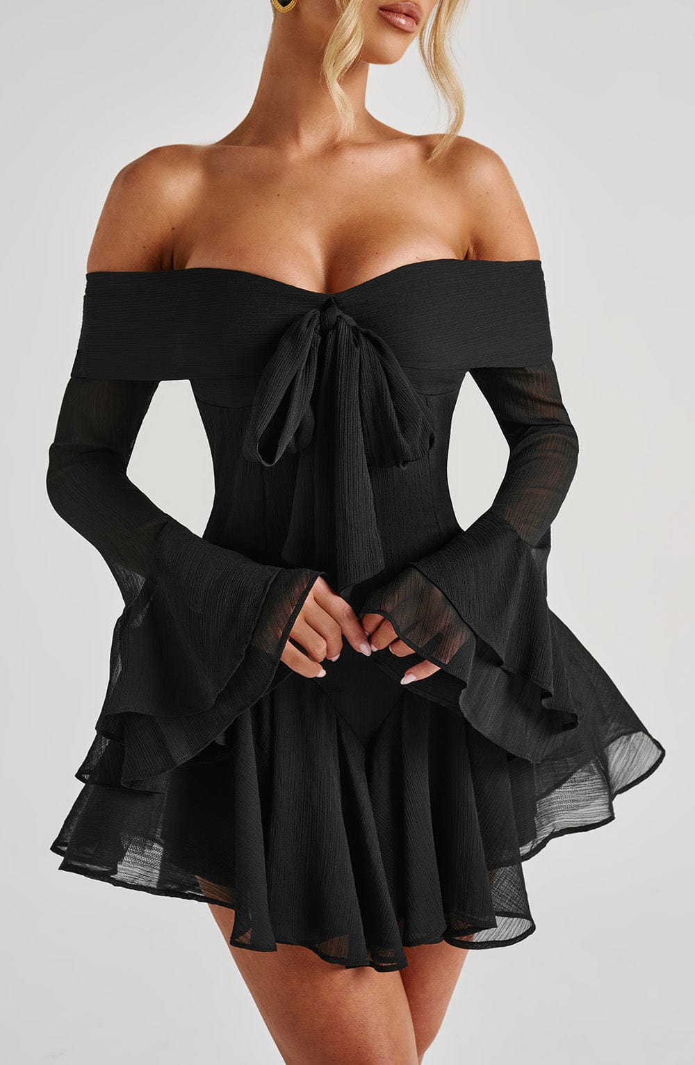 Nerissa Playsuit - Black - Image 7