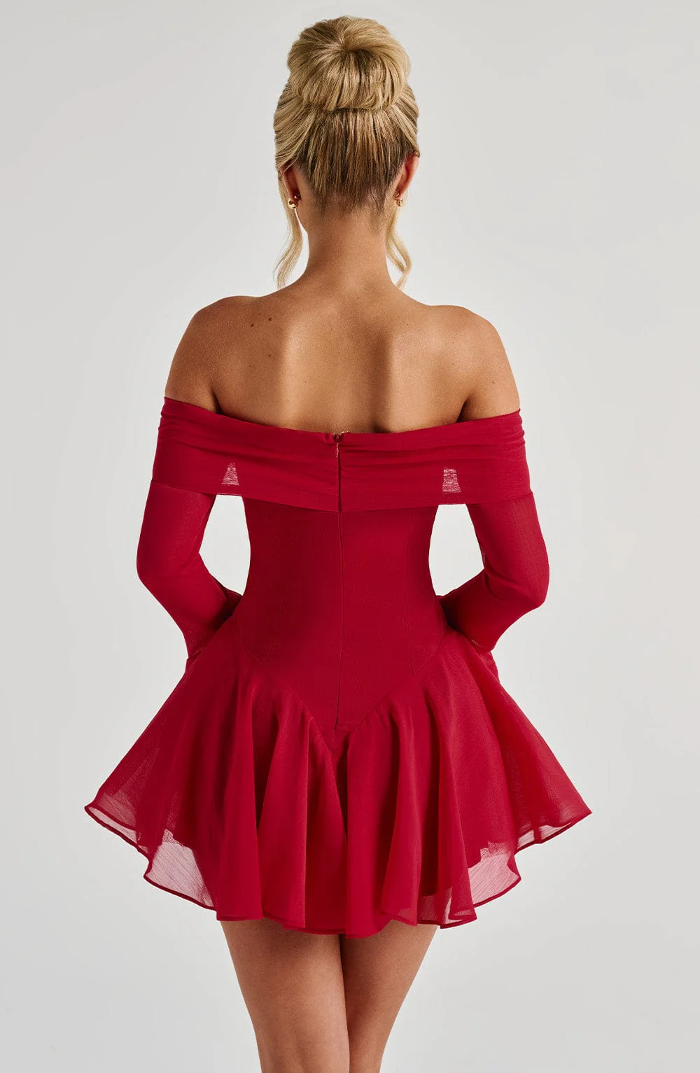 Nerissa Playsuit - Red - Image 4