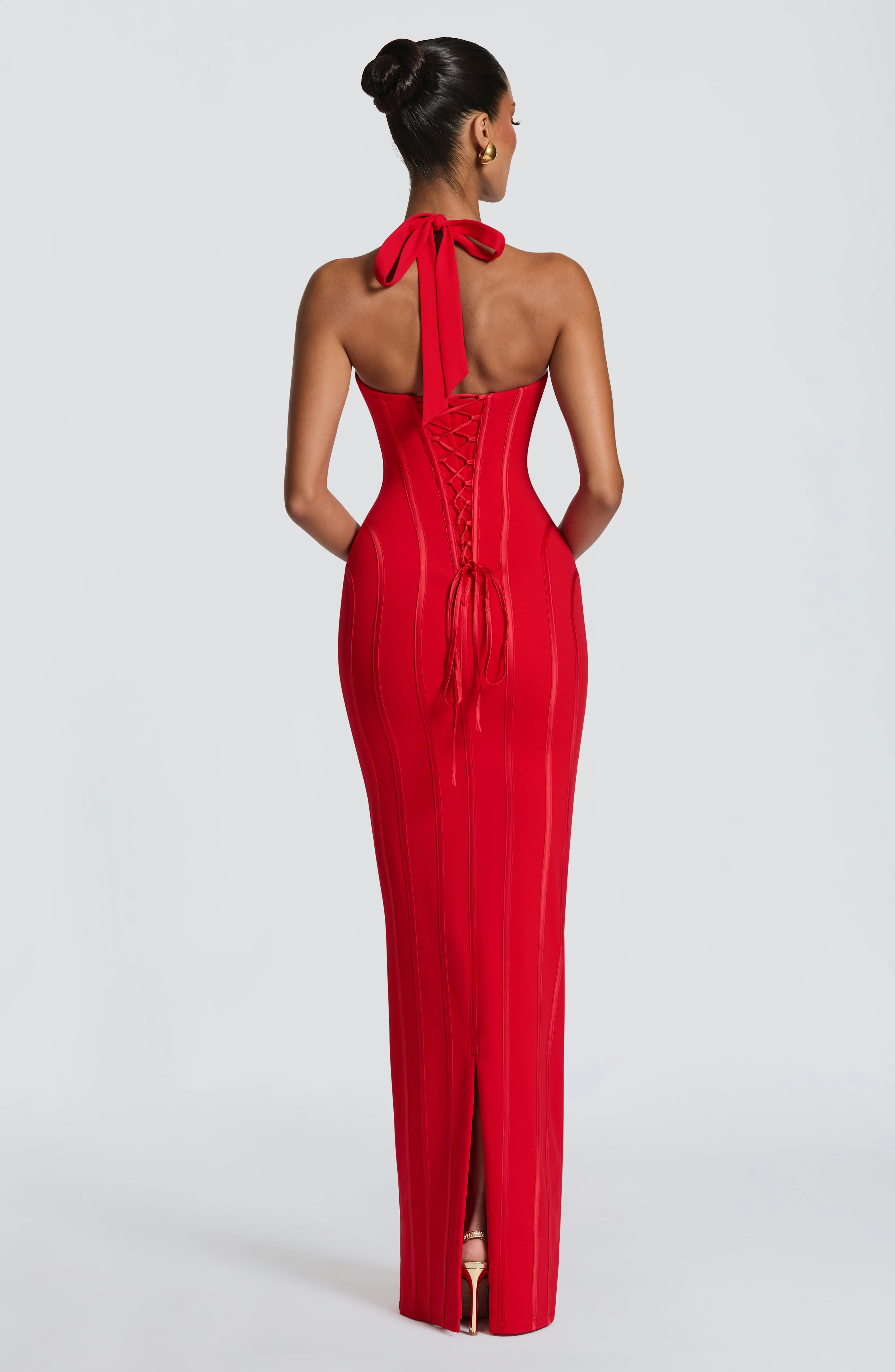 Nigella Maxi Dress - Red - Image 2