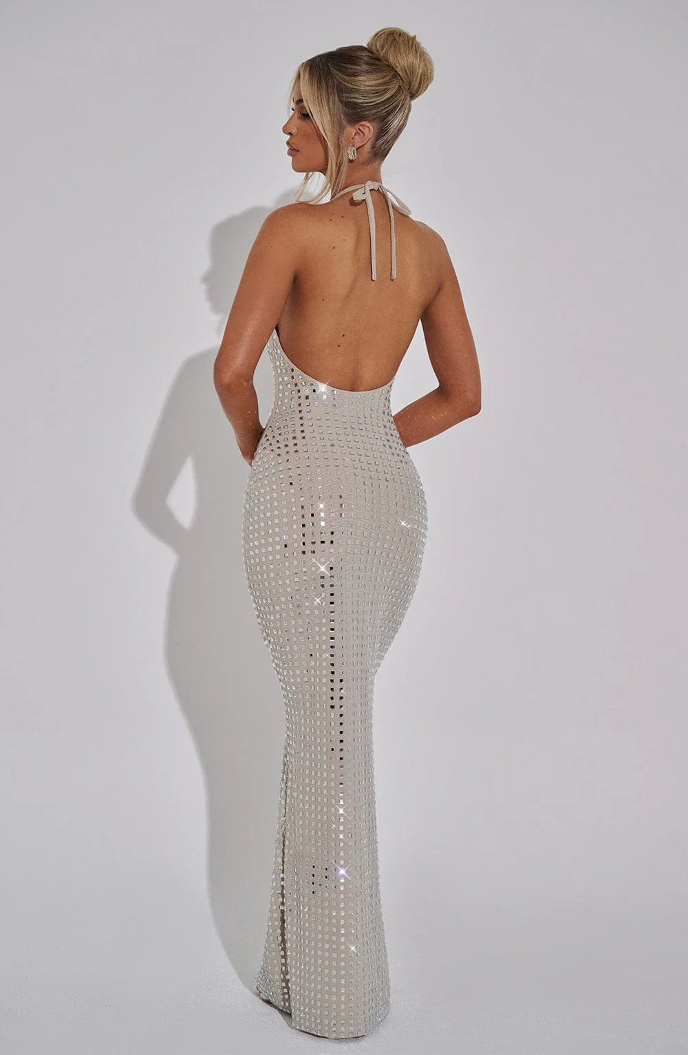 Odessa Maxi Dress - Nude - Image 4