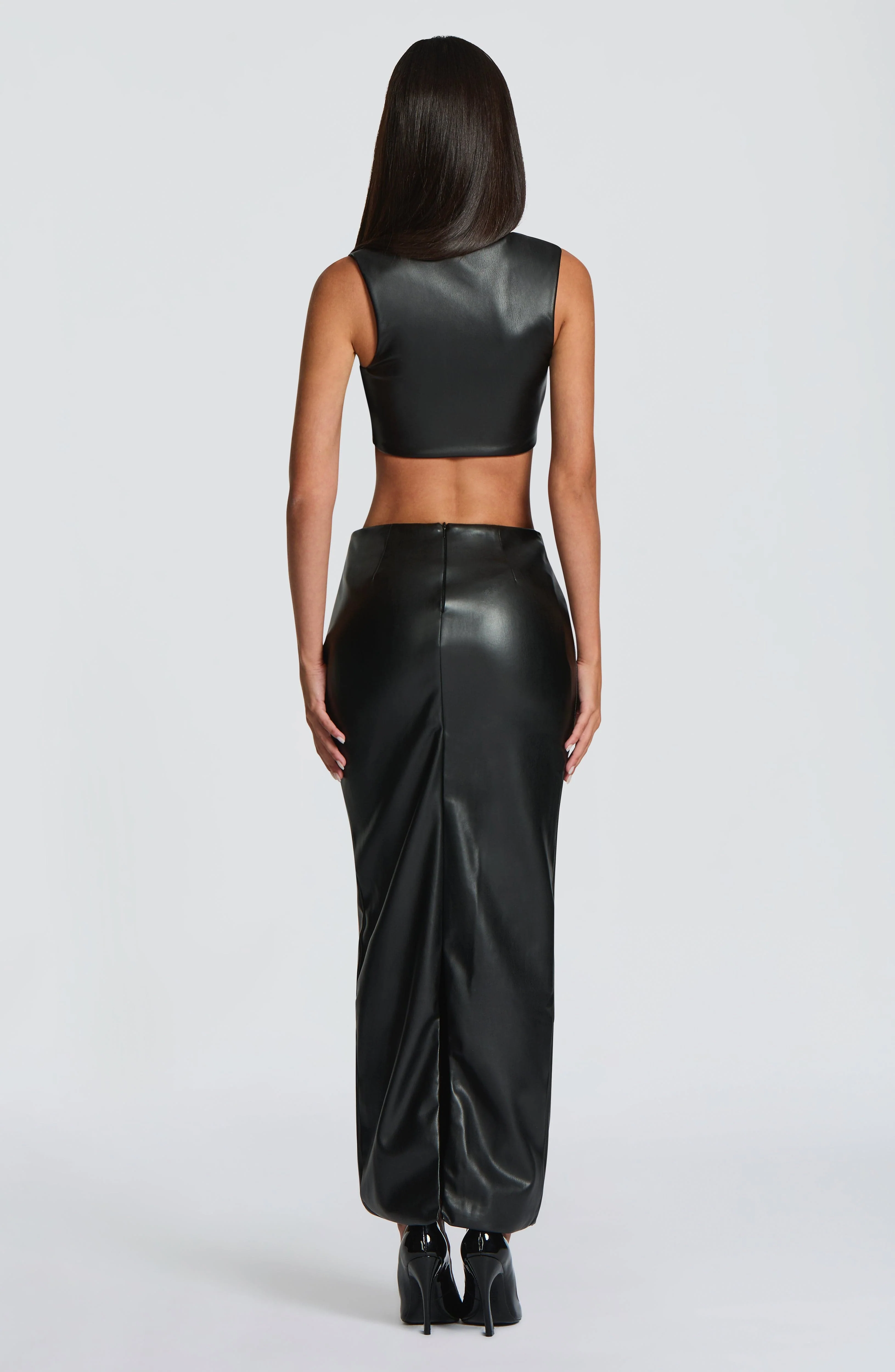 Odetta Maxi Skirt - Black - Image 3