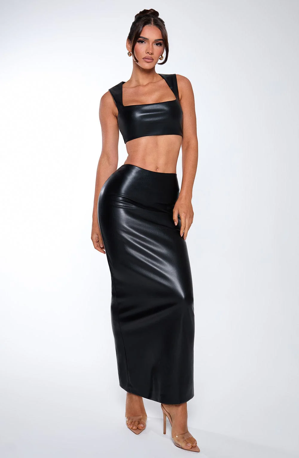 Odetta Maxi Skirt - Black - Image 7