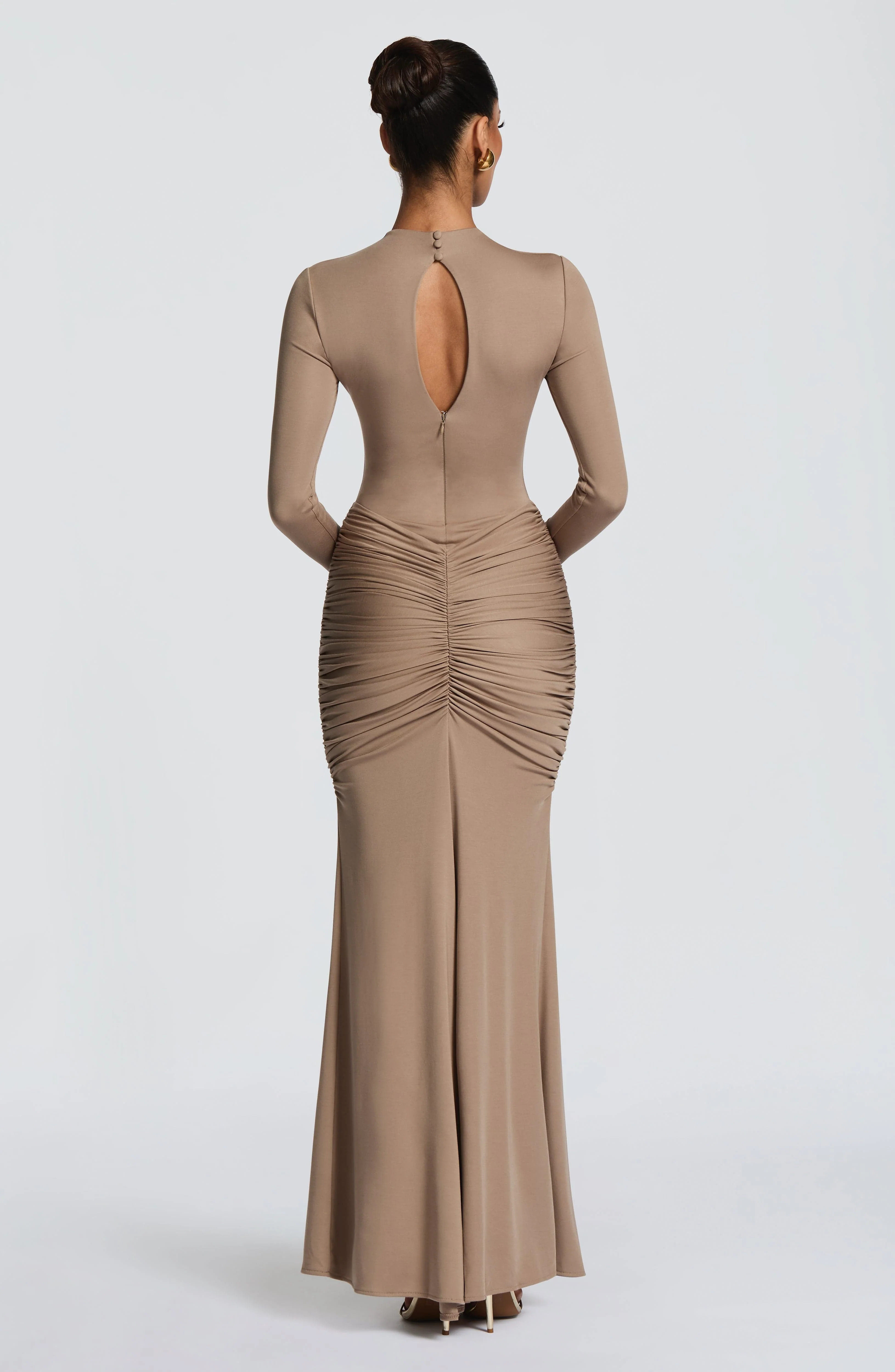 Oriane Maxi Dress - Stone - Image 3