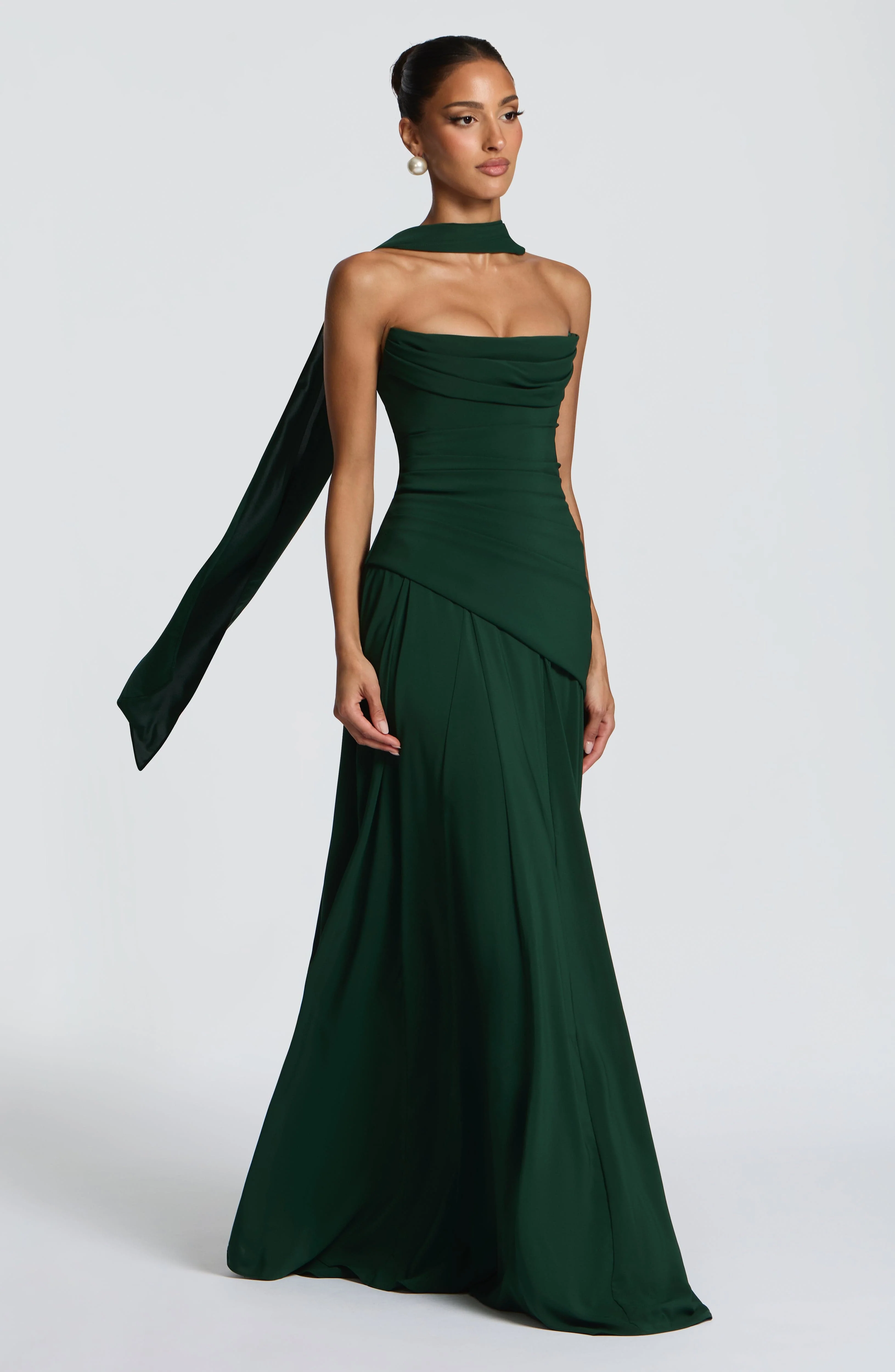 Patricia Maxi Dress - Emerald - Image 3