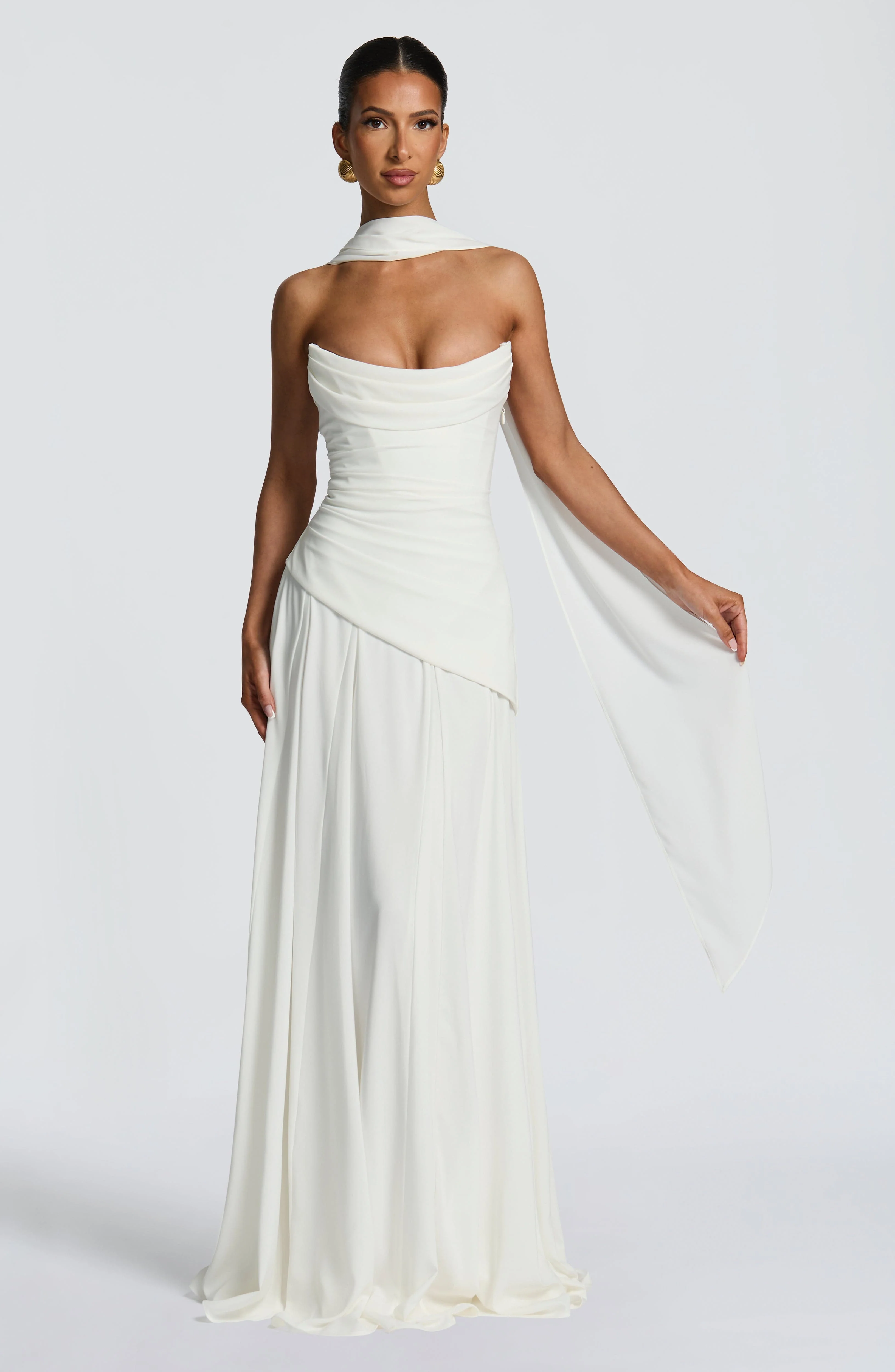 Patricia Maxi Dress - Ivory - Image 12
