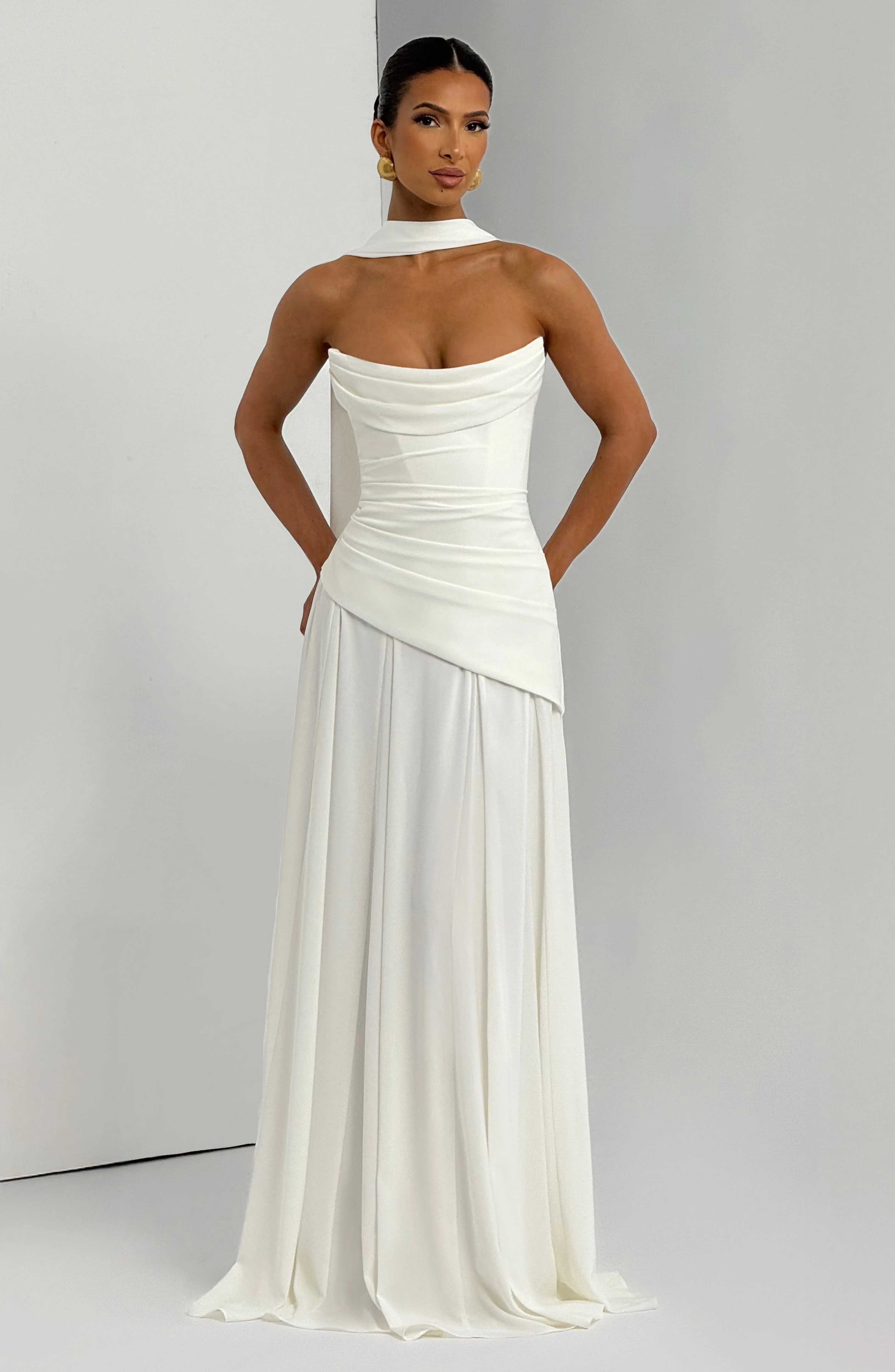 Patricia Maxi Dress - Ivory - Image 6