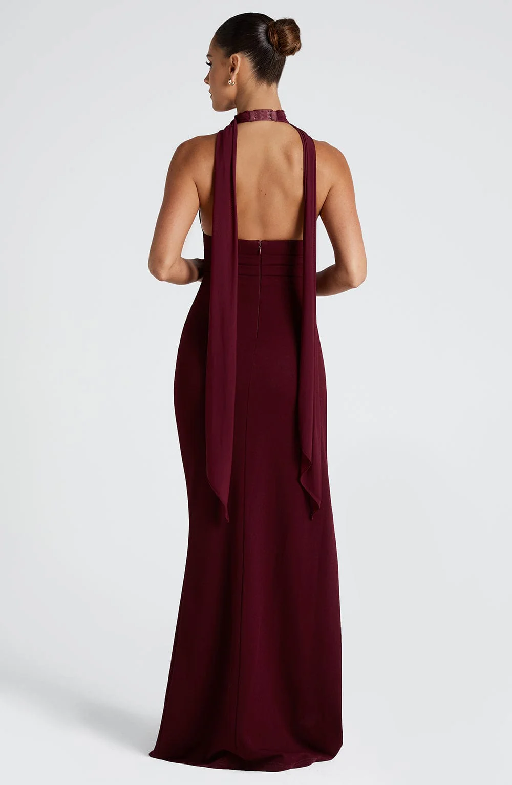 Paulina Maxi Dress - Cherry Lacquer - Image 3