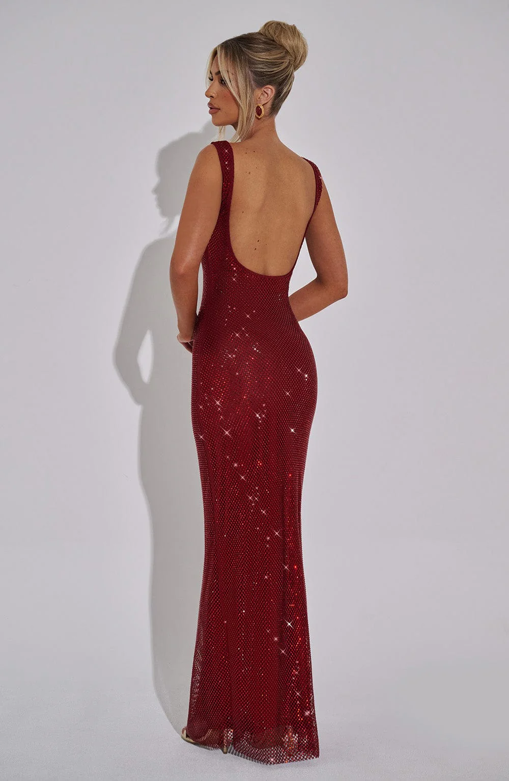 Petra Maxi Dress - Wine - Image 6